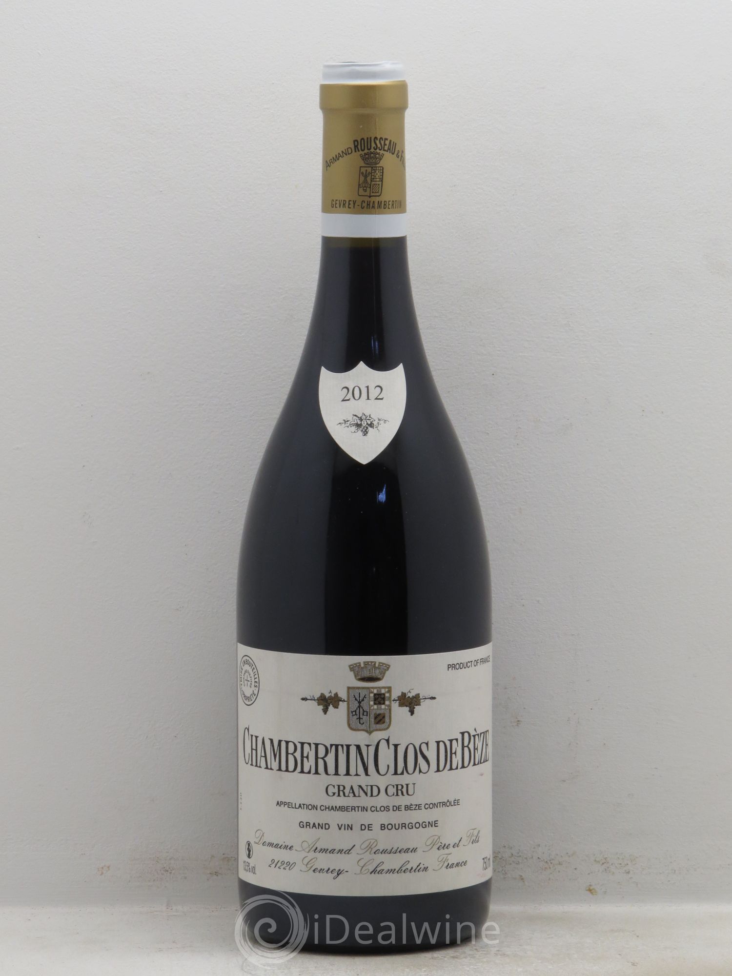 Chambertin Clos de Bèze Grand Cru Armand Rousseau (Domaine) 2012 - Lot de 1 bouteille - 0