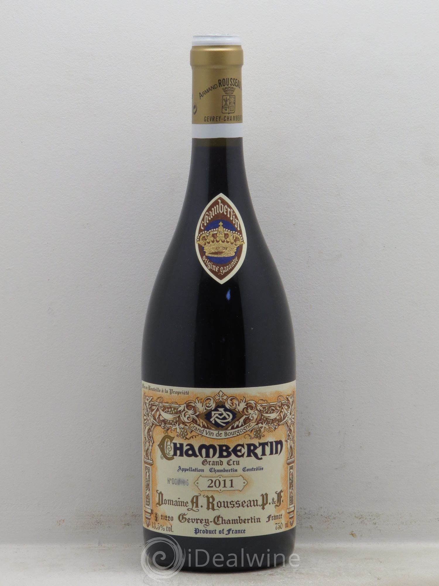 Chambertin Grand Cru Armand Rousseau (Domaine) 2011 - Lot de 1 bouteille - 0