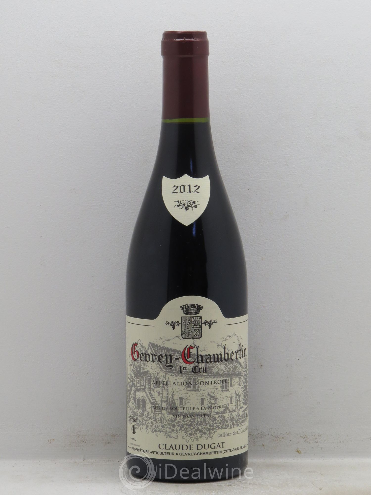 Gevrey-Chambertin 1er Cru Claude Dugat 2012 - Lot de 1 bouteille - 0