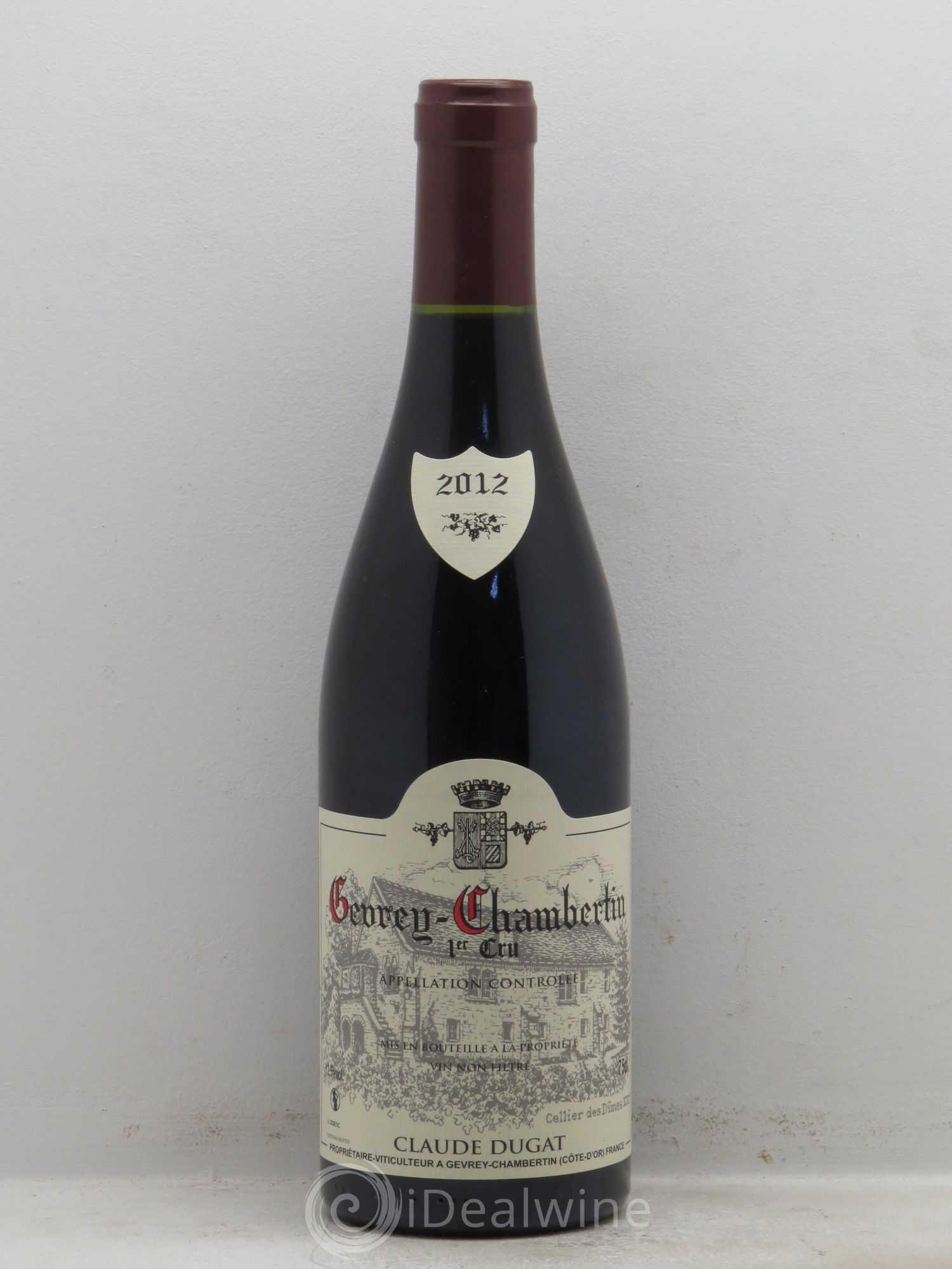 Gevrey-Chambertin 1er Cru Claude Dugat 2012 - Lot de 1 bouteille - 0