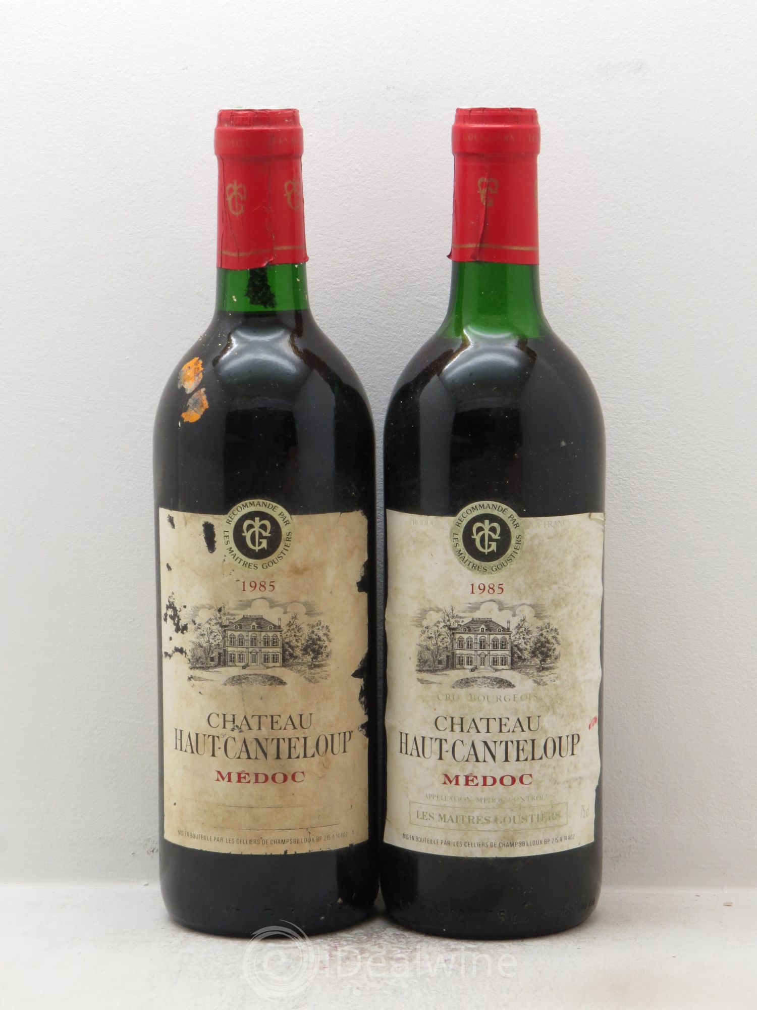 Château Haut Canteloup Cru Bourgeois 1985 - Lot de 2 bouteilles - 0