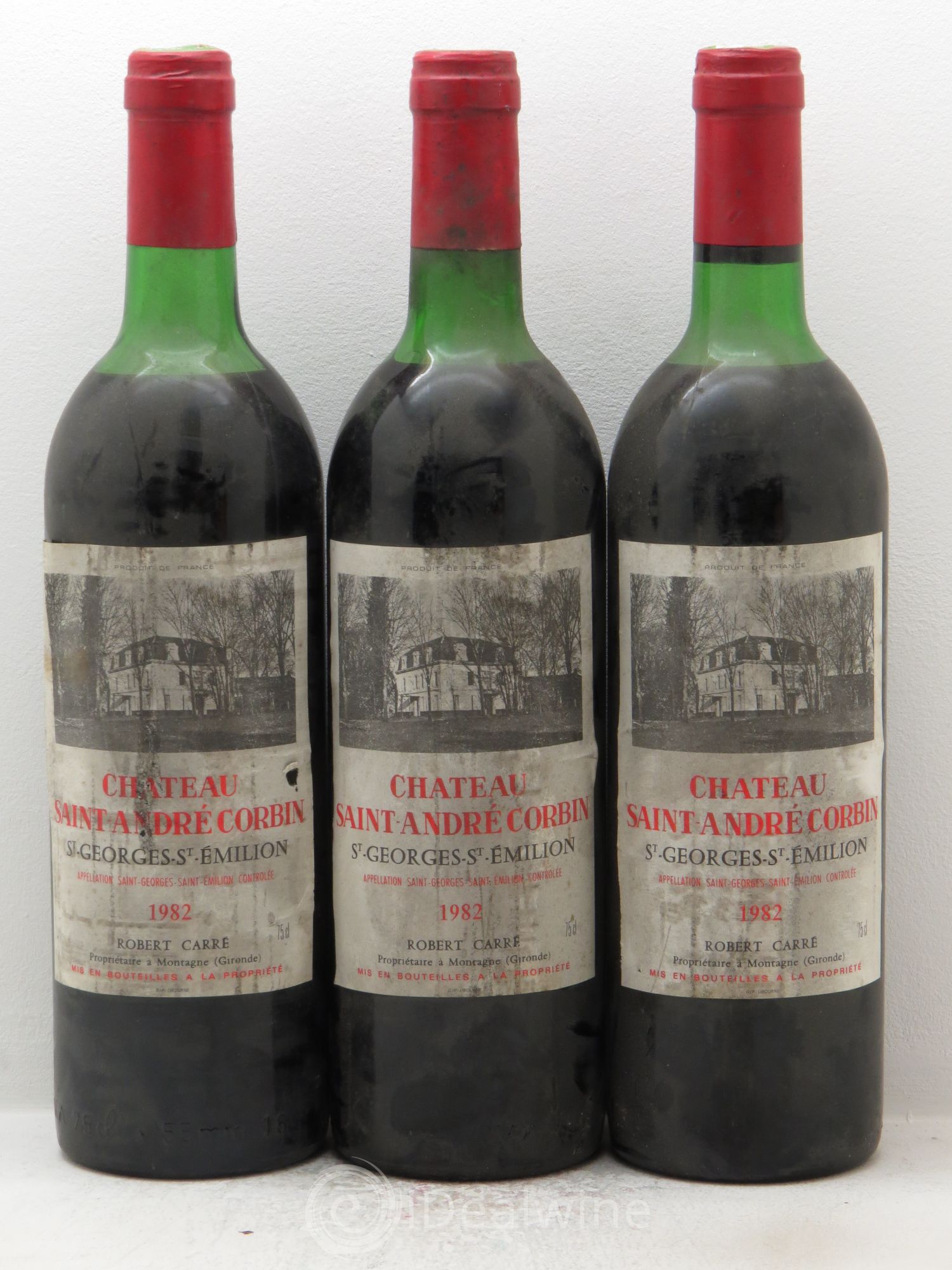 Château Saint-Georges 1982 - Lot de 3 bouteilles - 0