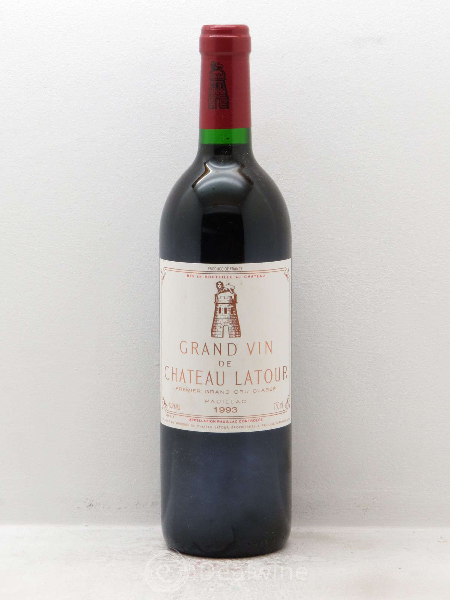 Château Latour 1er Grand Cru Classé 1993 - Lot de 1 bouteille - 0