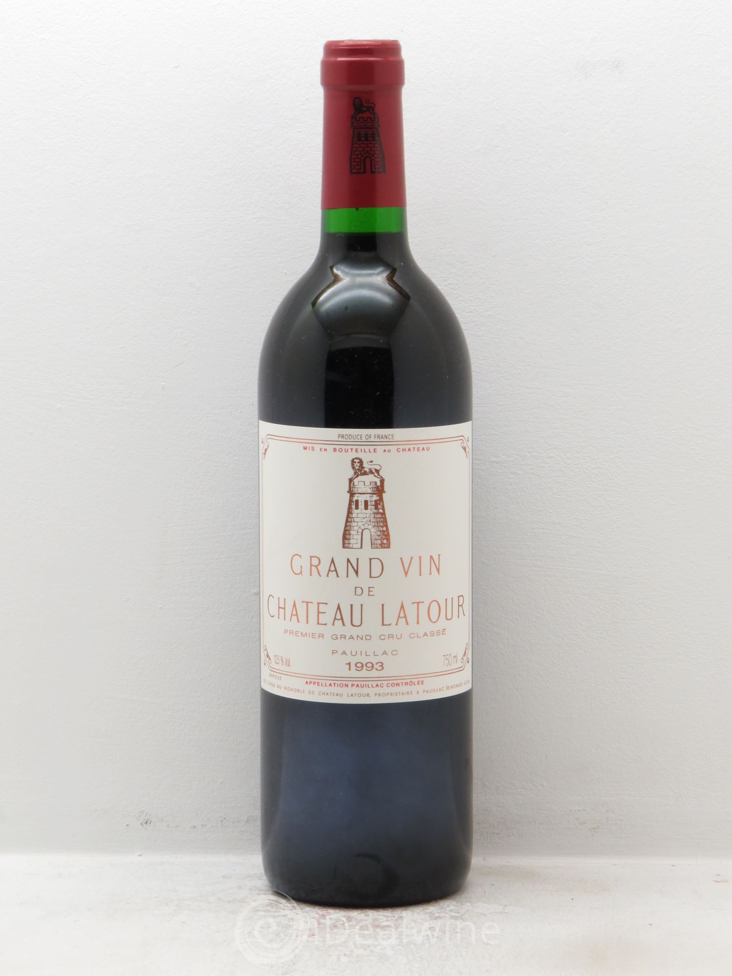 Château Latour 1er Grand Cru Classé 1993 - Lot de 1 bouteille - 0