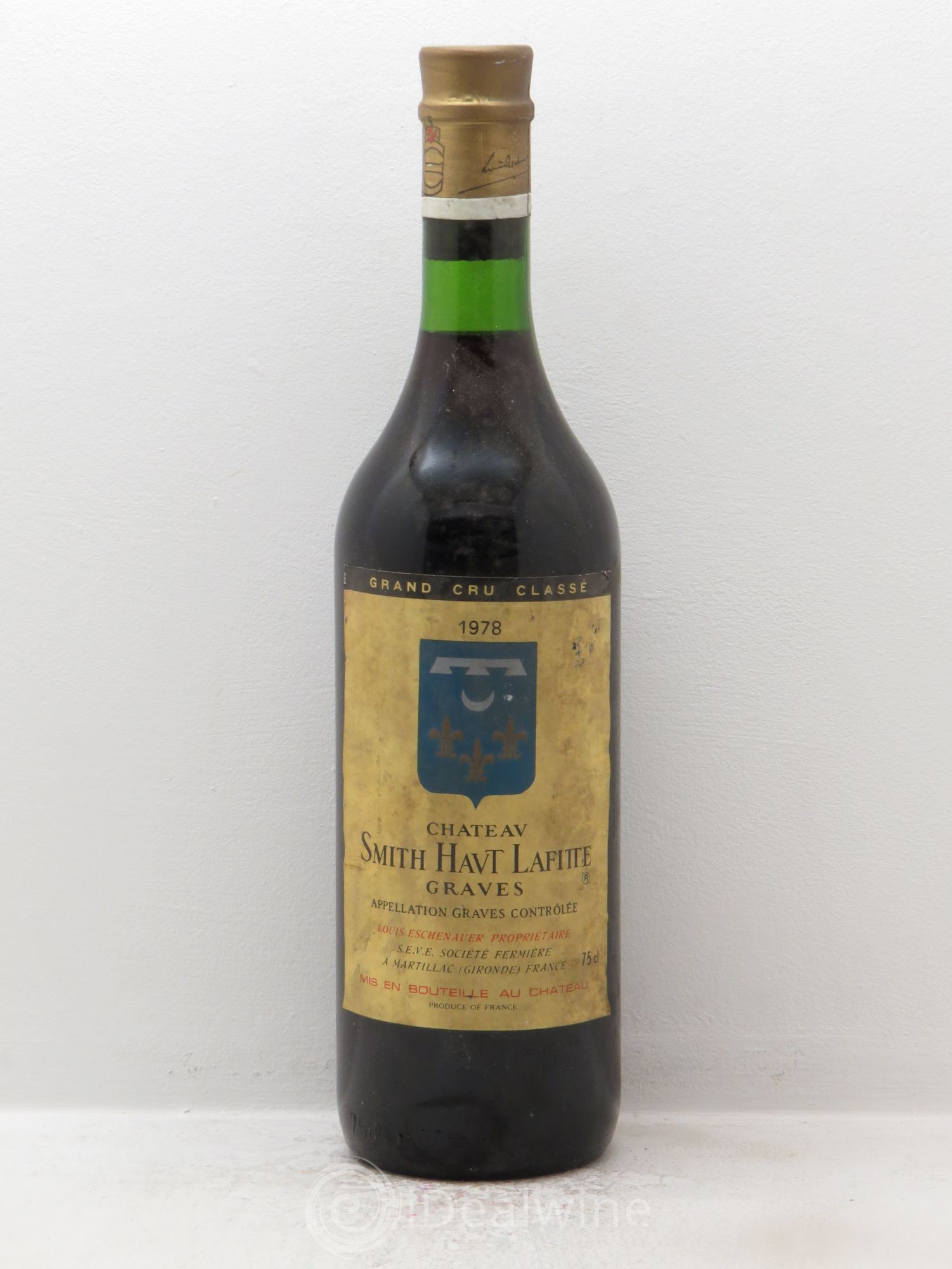 Château Smith Haut Lafitte Cru Classé de Graves 1978 - Lot de 1 bouteille - 0
