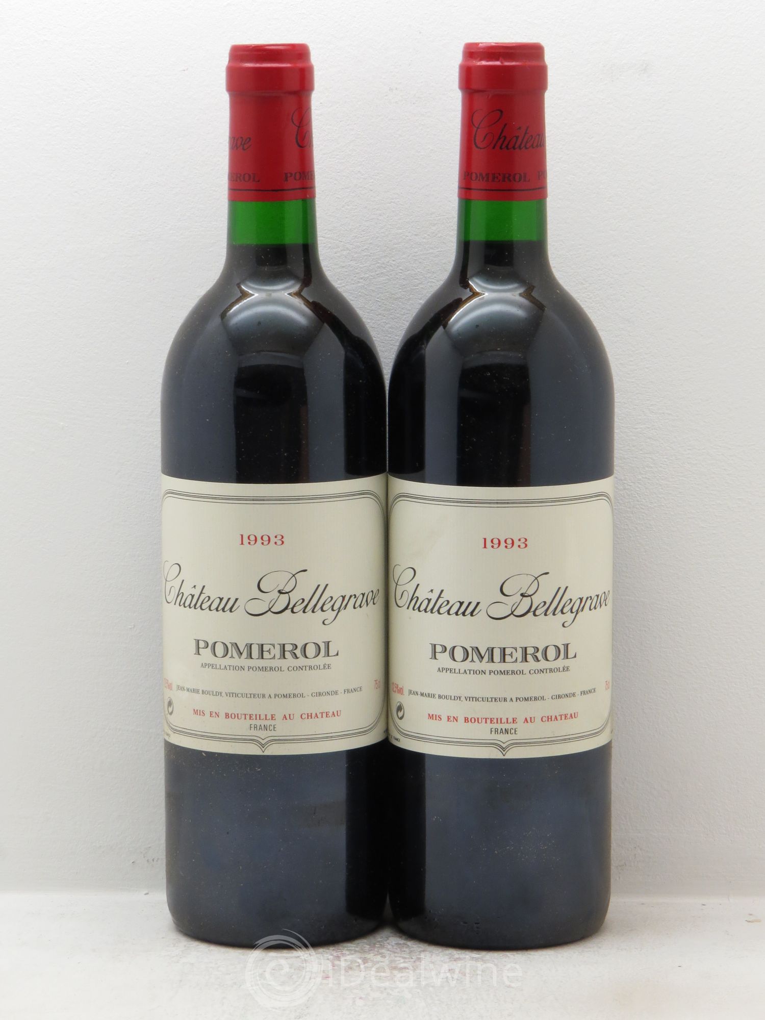 Château Bellegrave Cru Bourgeois 1993 - Lot de 2 bouteilles - 0