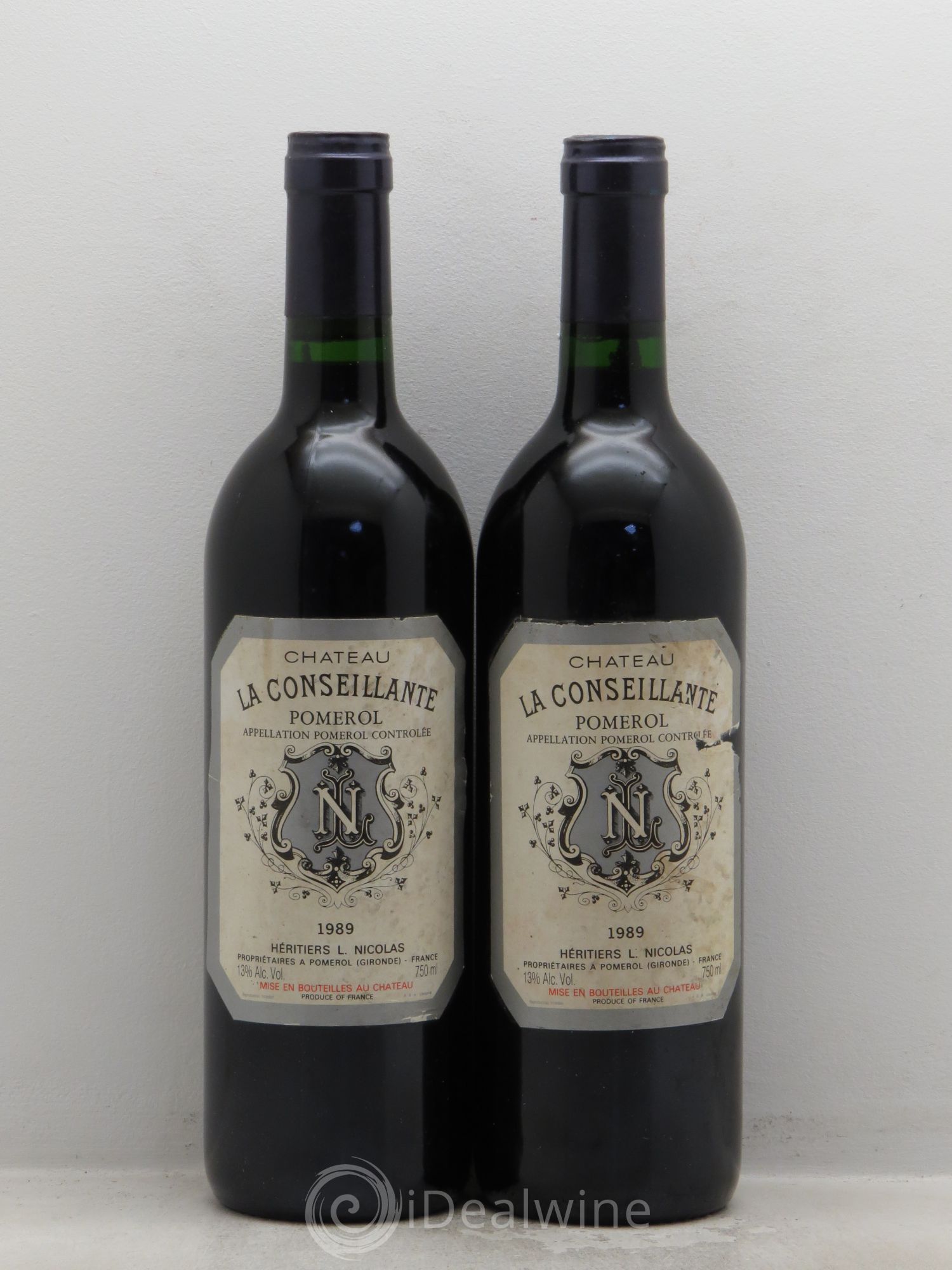 Château la Conseillante 1989 - Lot de 2 bouteilles - 0