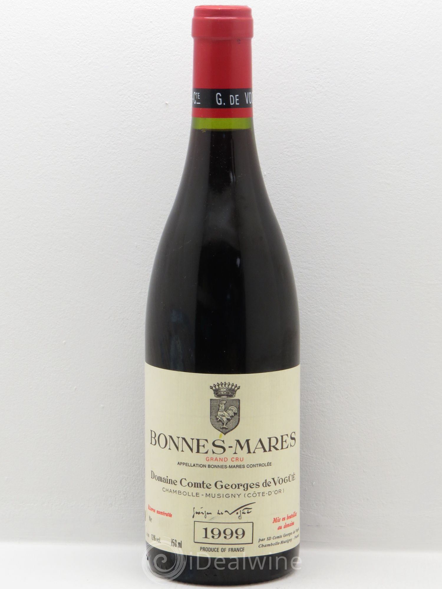 Bonnes-Mares Grand Cru Comte Georges de Vogüé 1999 - Lot de 1 bouteille - 0