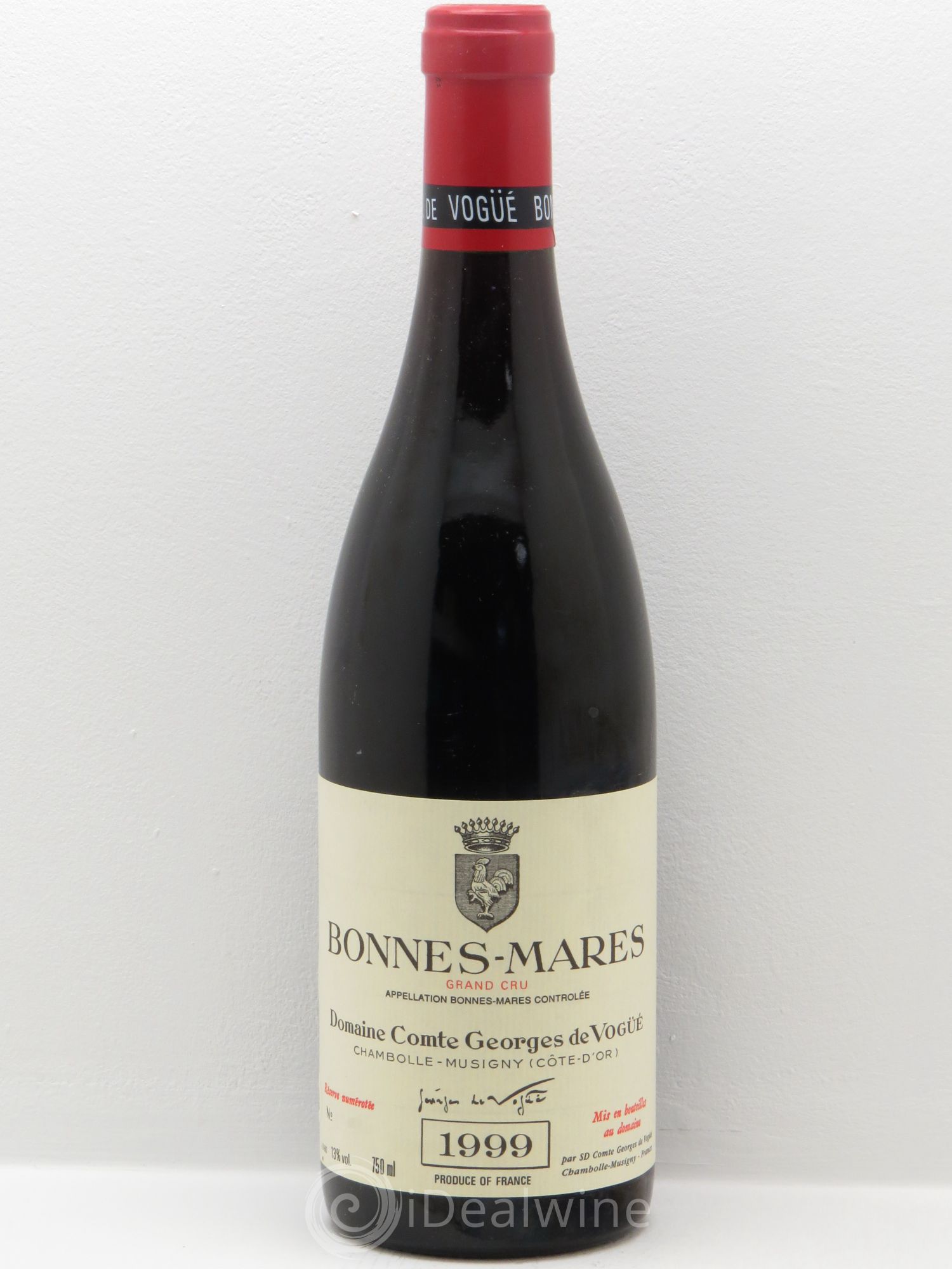 Bonnes-Mares Grand Cru Comte Georges de Vogüé 1999 - Lot de 1 bouteille - 0
