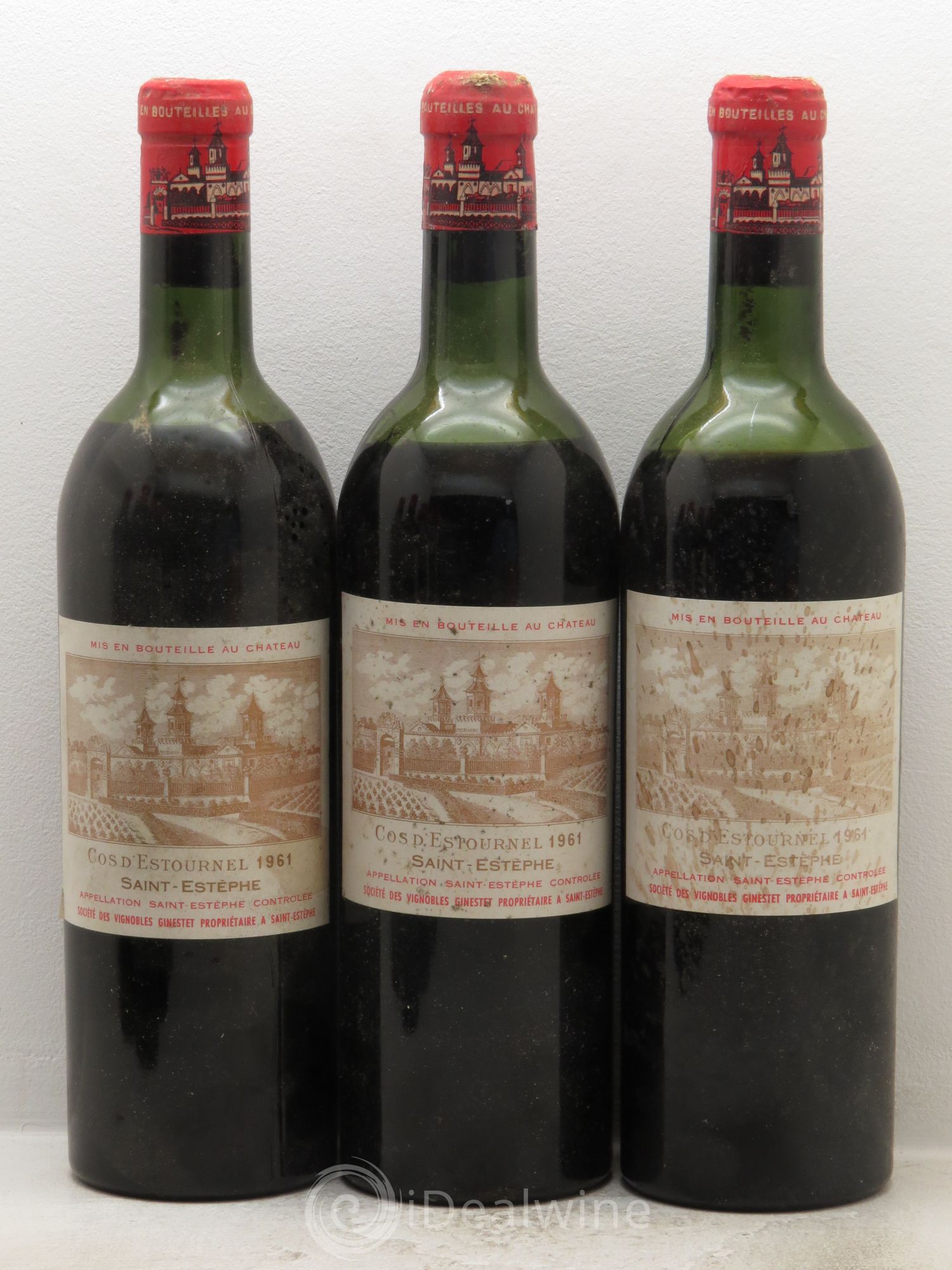 Cos d'Estournel 2ème Grand Cru Classé 1961 - Lot de 12 bouteilles - 1