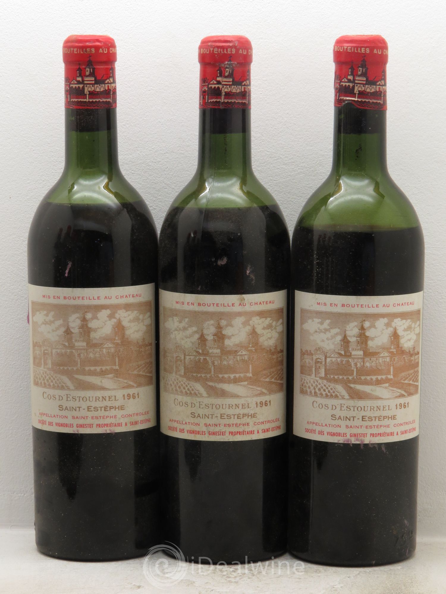 Cos d'Estournel 2ème Grand Cru Classé 1961 - Lot de 12 bouteilles - 2