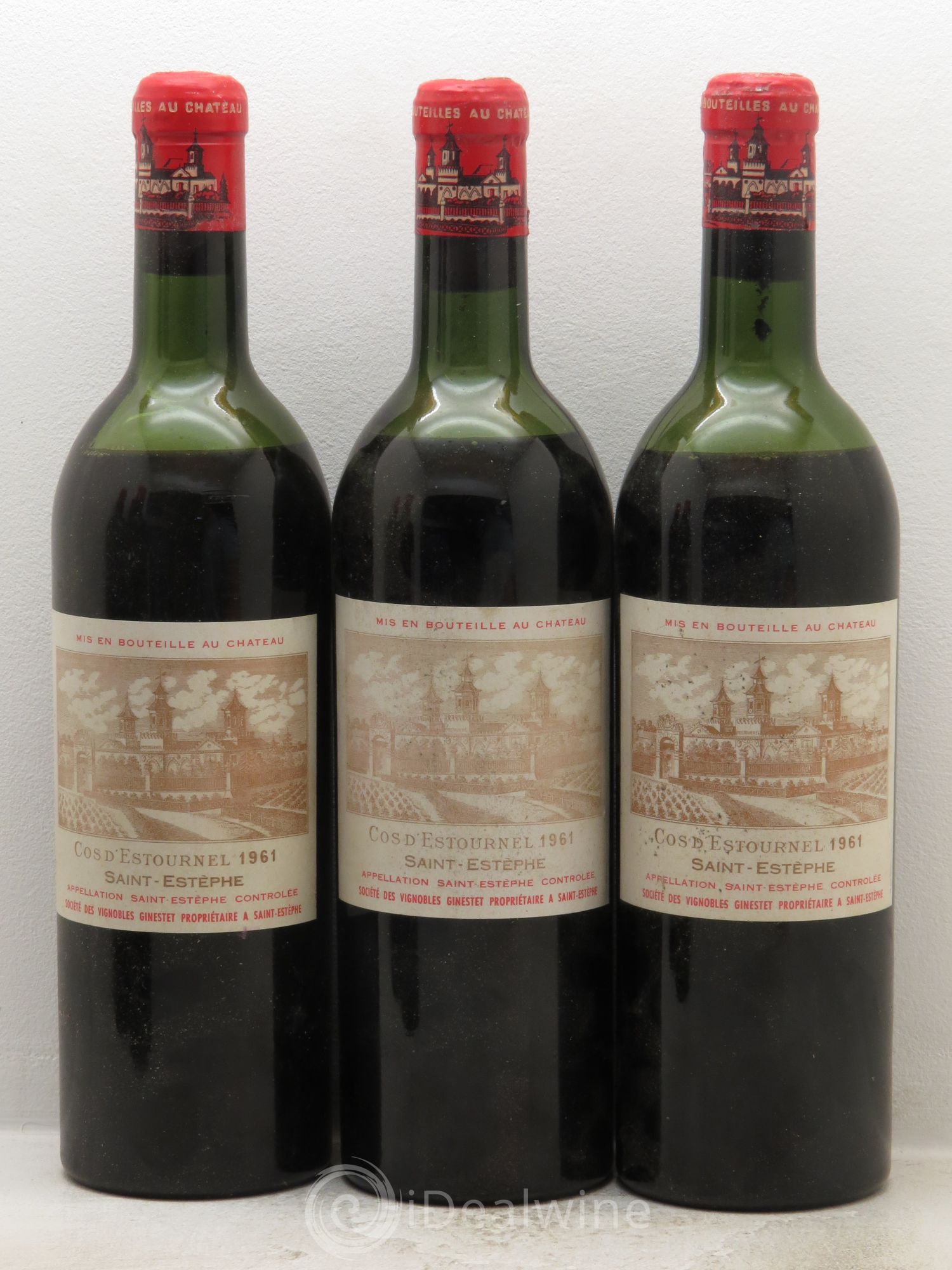 Cos d'Estournel 2ème Grand Cru Classé 1961 - Lot de 12 bouteilles - 3