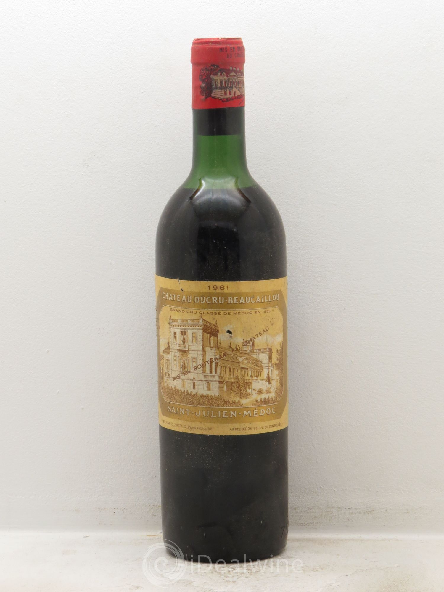 Château Ducru Beaucaillou 2ème Grand Cru Classé 1961 - Lot de 1 bouteille - 0
