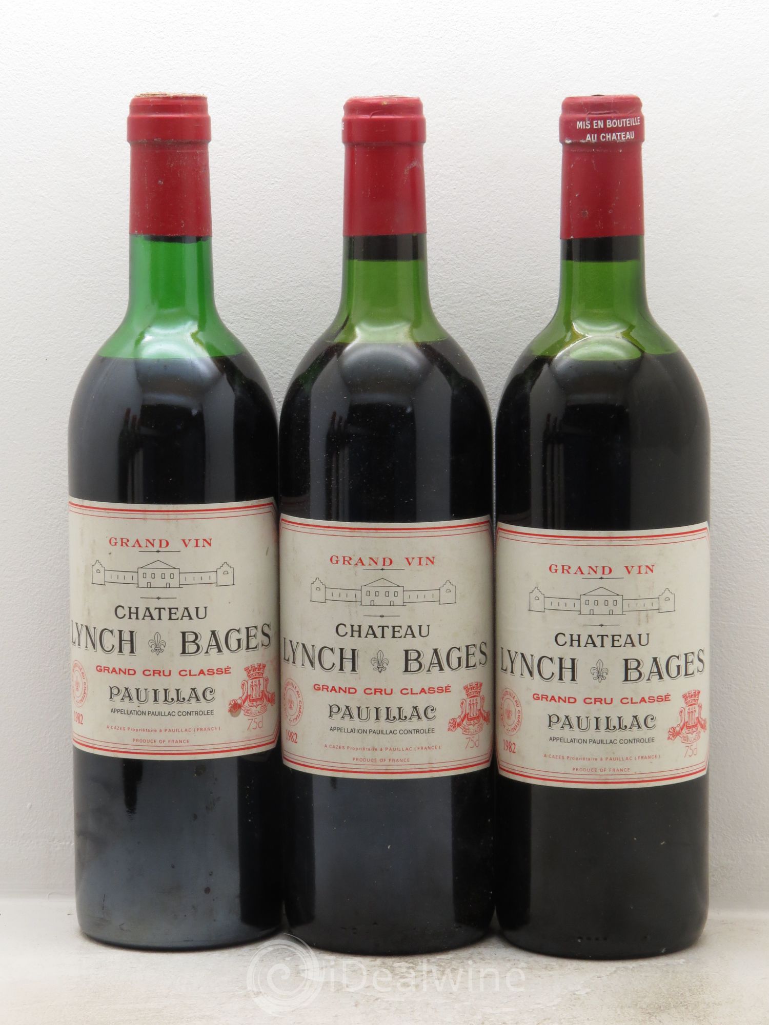 Château Lynch Bages 5ème Grand Cru Classé 1982 - Lot de 6 bouteilles - 1