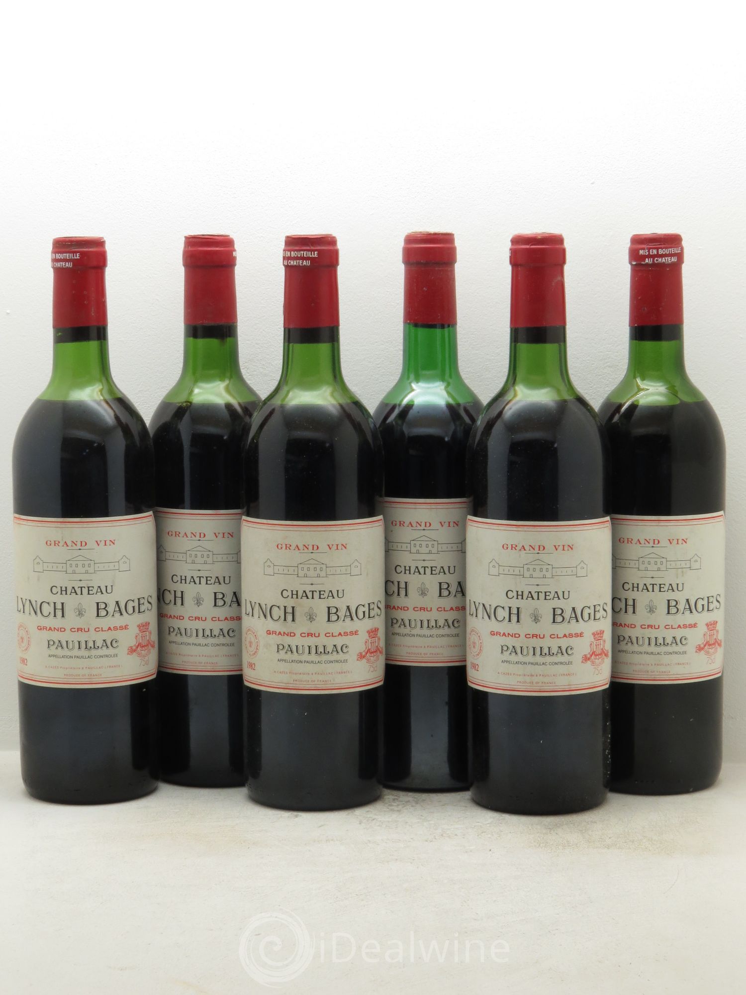 Château Lynch Bages 5ème Grand Cru Classé 1982 - Lot de 6 bouteilles - 0