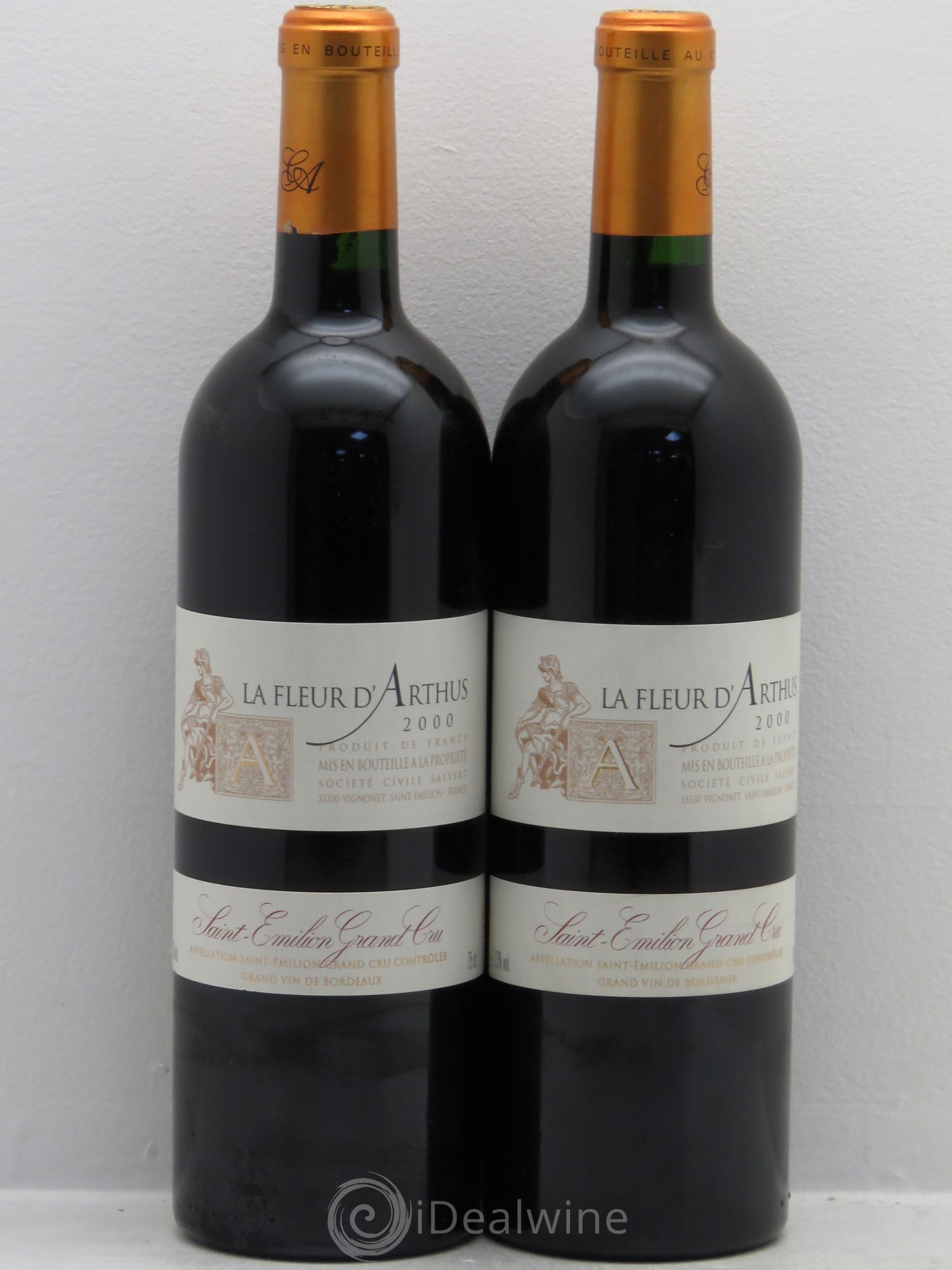 Saint-Émilion Château La Fleur d'Arthus 2000 - Posten von 2 Flaschen - 0