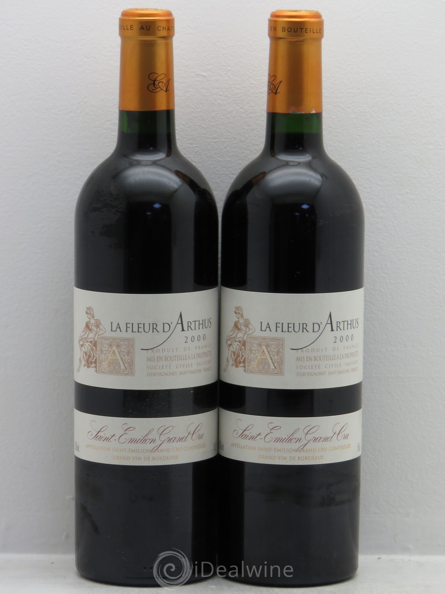 Saint-Émilion Château La Fleur d'Arthus 2000 - Posten von 2 Flaschen - 0