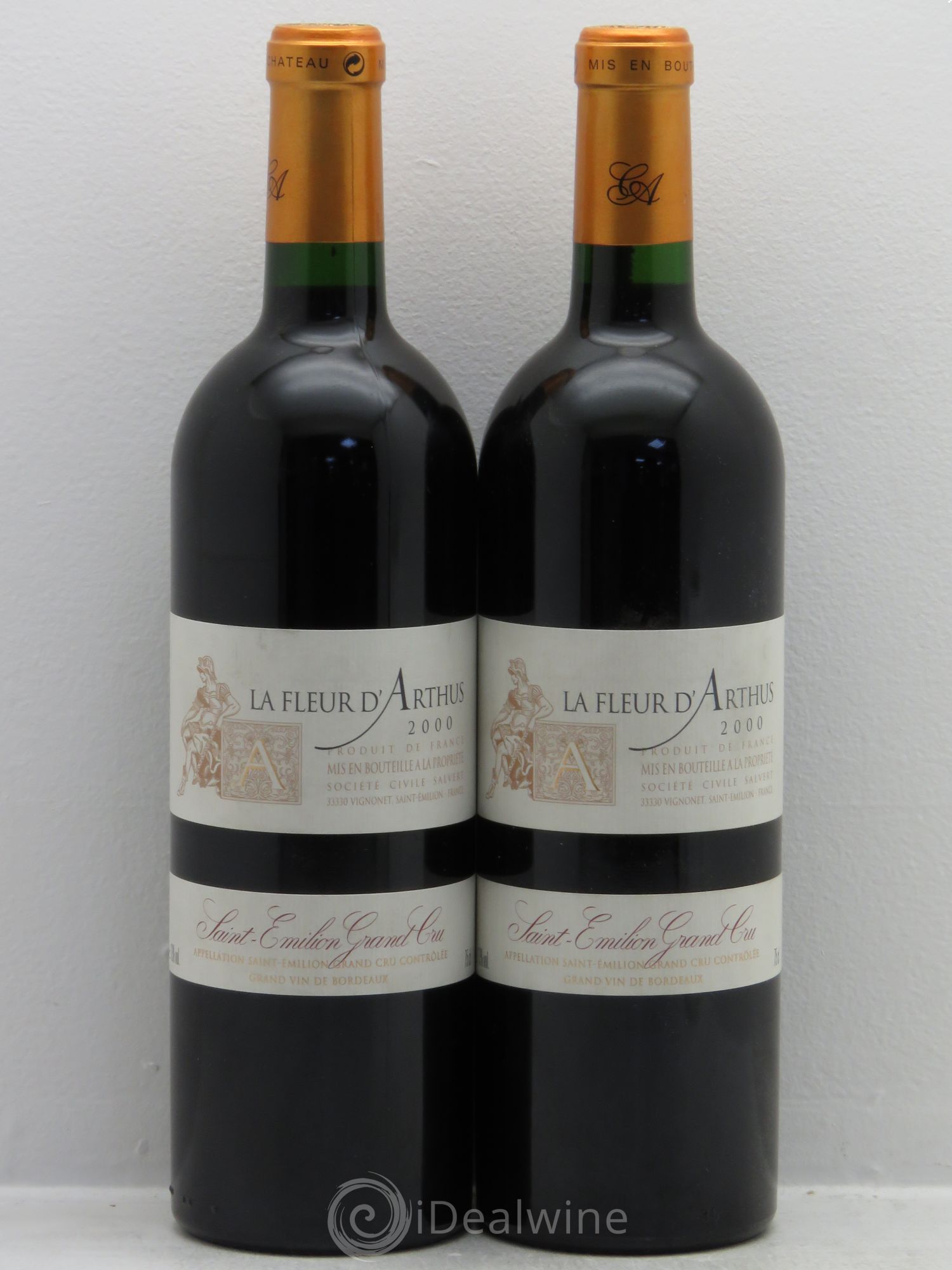 Saint-Émilion Château La Fleur d'Arthus 2000 - Posten von 2 Flaschen - 0