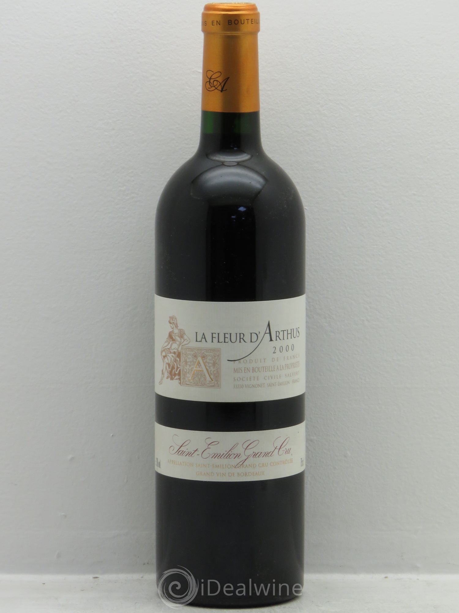 Saint-Émilion Château La Fleur d'Arthus 2000 - Posten von 1 Flasche - 0
