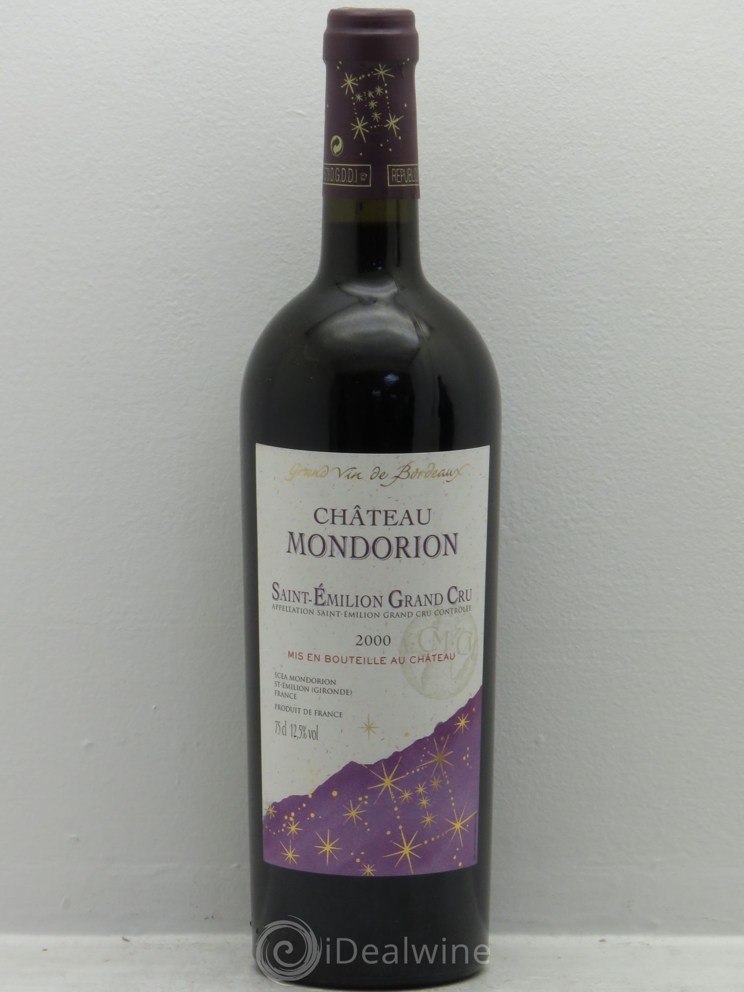 Saint-Émilion Château Mondorion 2000 - Lot de 1 bouteille - 0