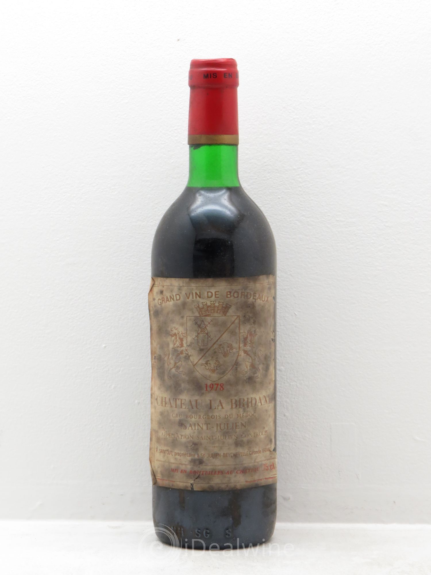 Château la Bridane Cru Bourgeois 1978 - Lot de 1 bouteille - 0