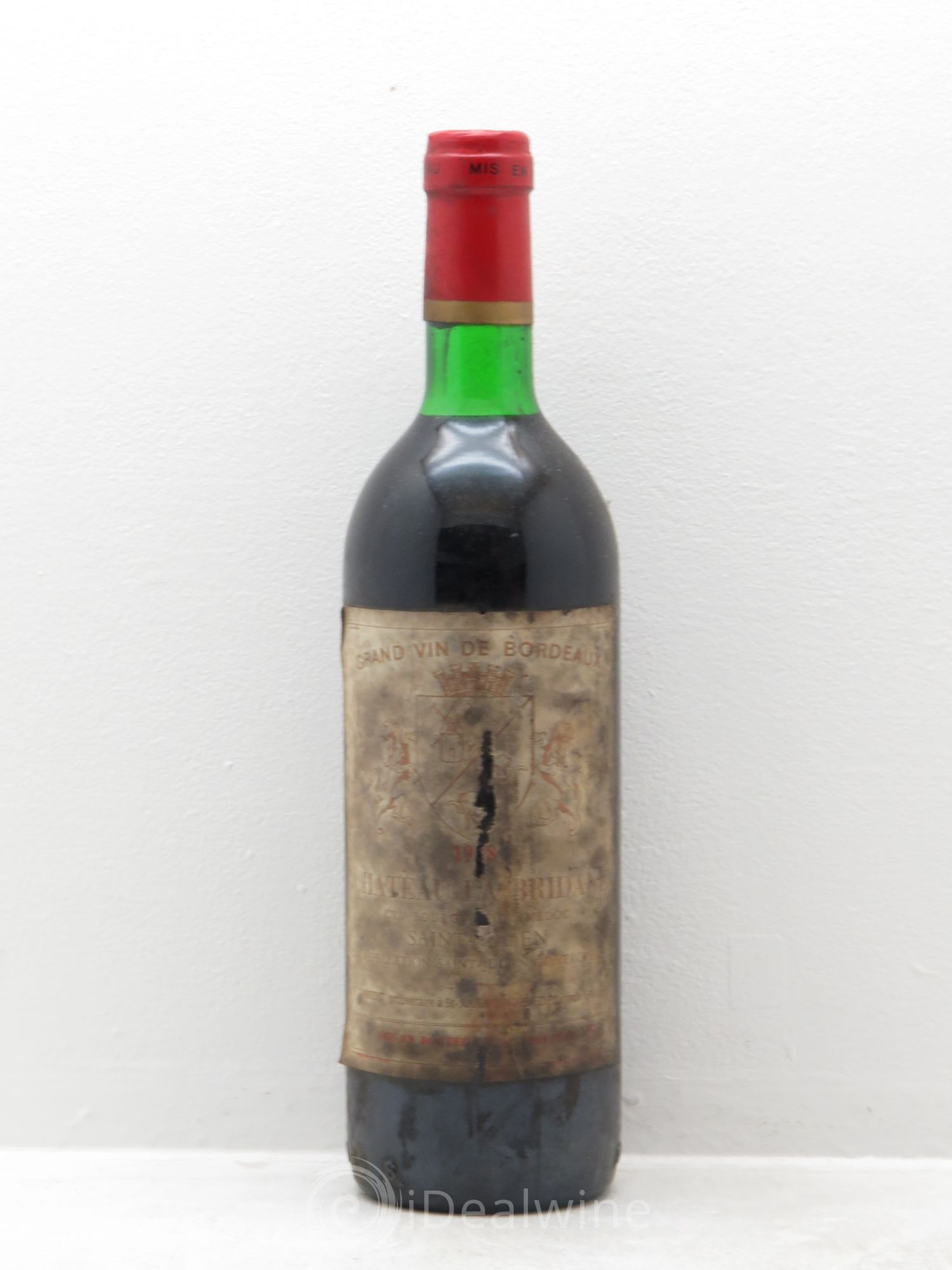 Château la Bridane Cru Bourgeois 1978 - Lot de 1 bouteille - 0