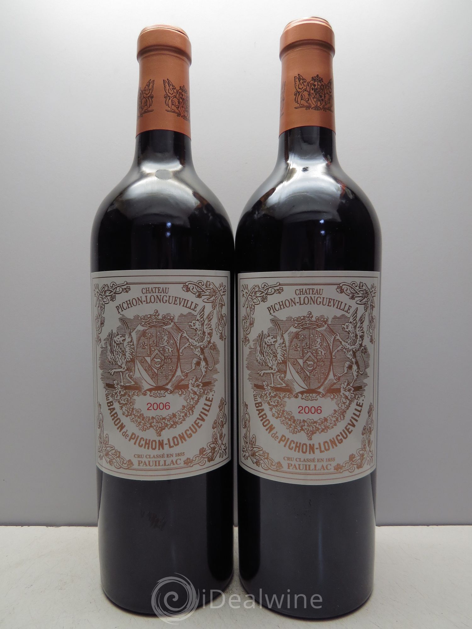 Pichon Longueville Baron 2ème Grand Cru Classé 2006 - Lot de 2 bouteilles - 0