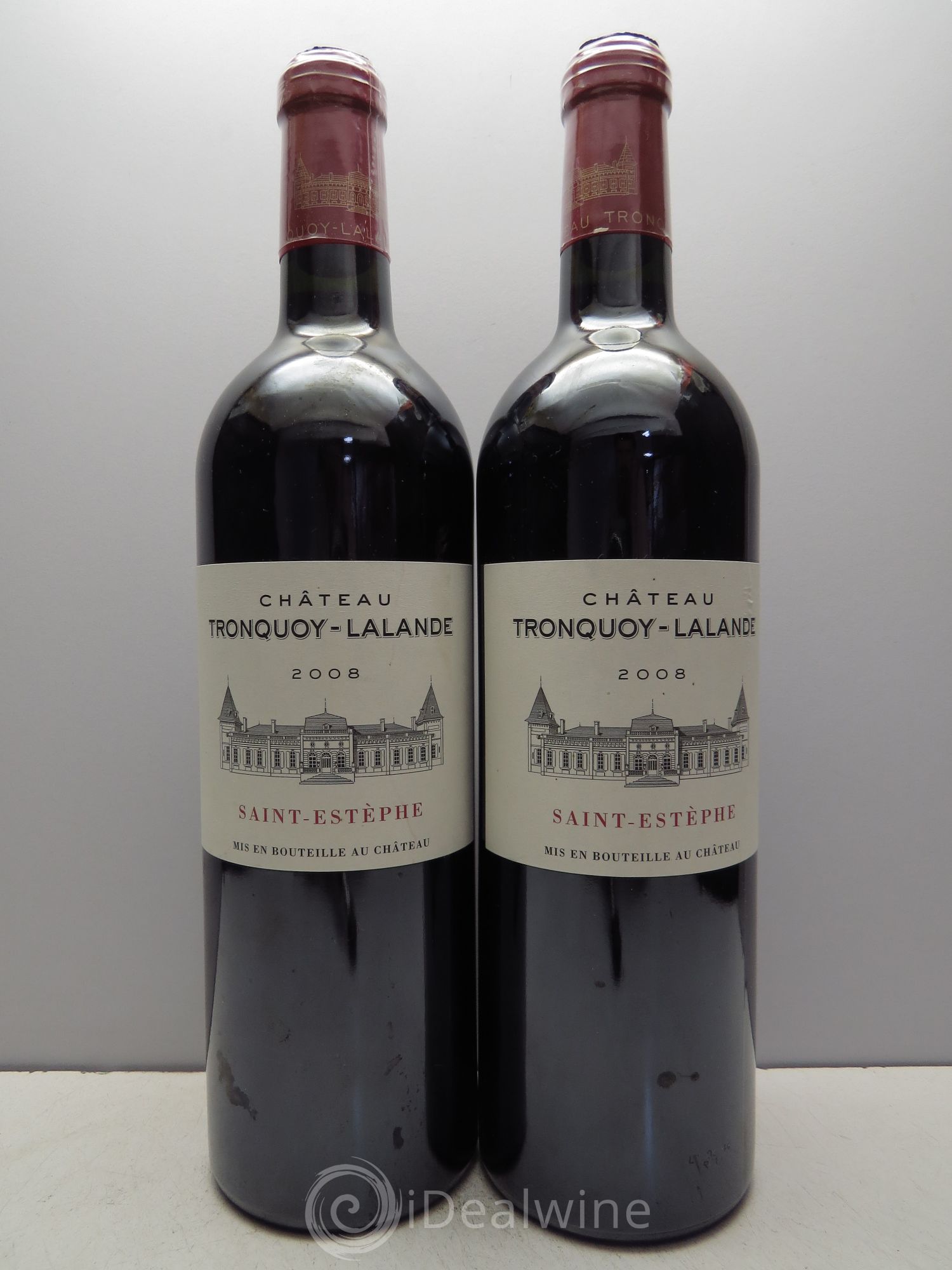 Château Tronquoy Lalande (sans prix de réserve / no reserve) 2008 - Posten von 2 Flaschen - 0