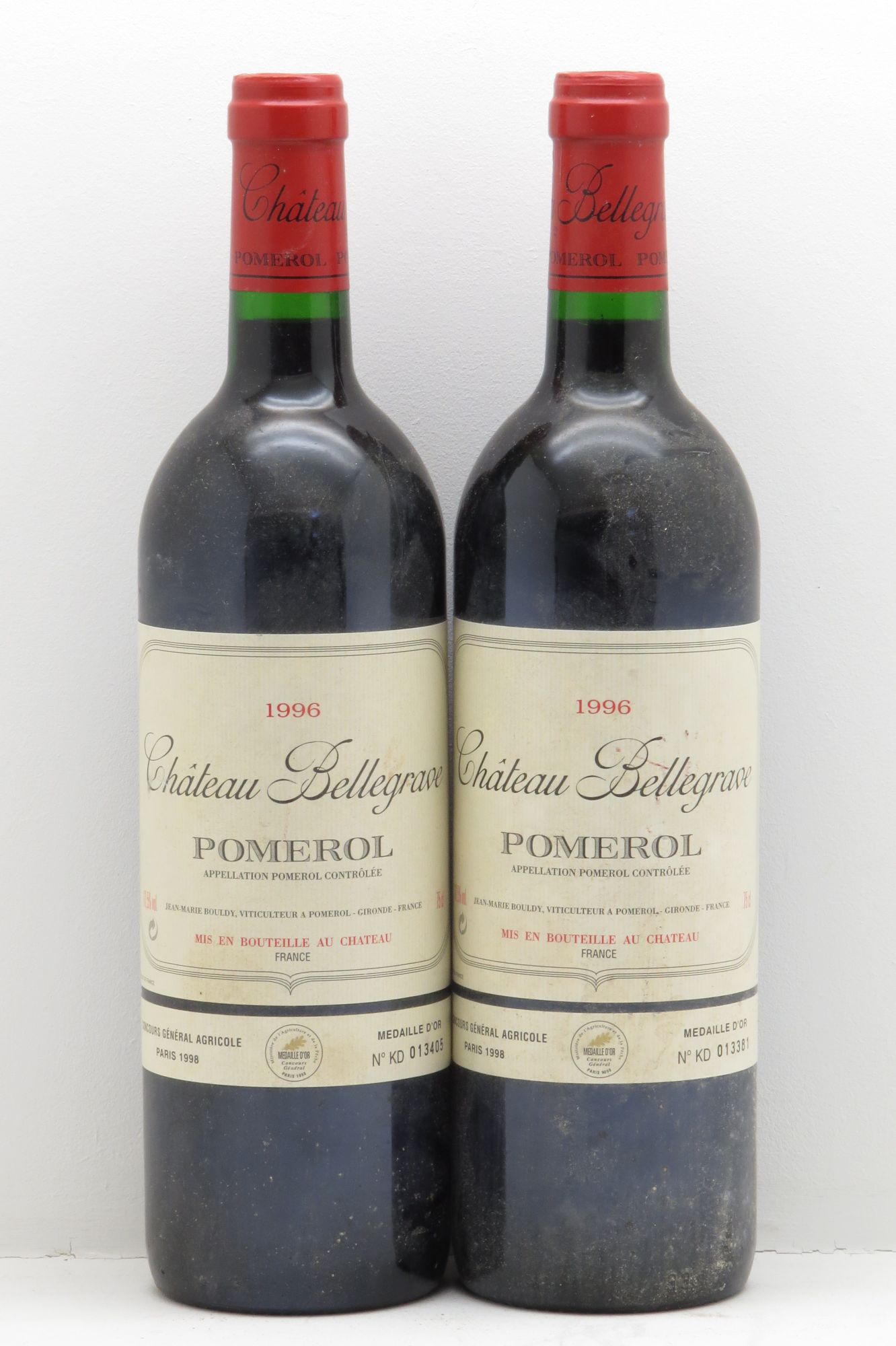 Château Bellegrave Cru Bourgeois (sans prix de réserve - no reserve) 1996 - Lotto di 2 bottiglie - 0