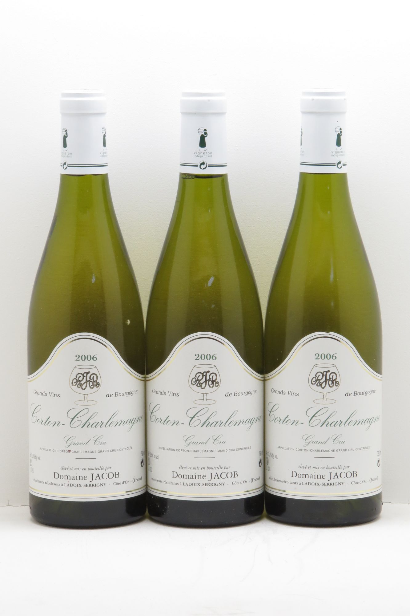 Corton-Charlemagne Grand Cru Jacob 2006 - Lot de 3 bouteilles - 0