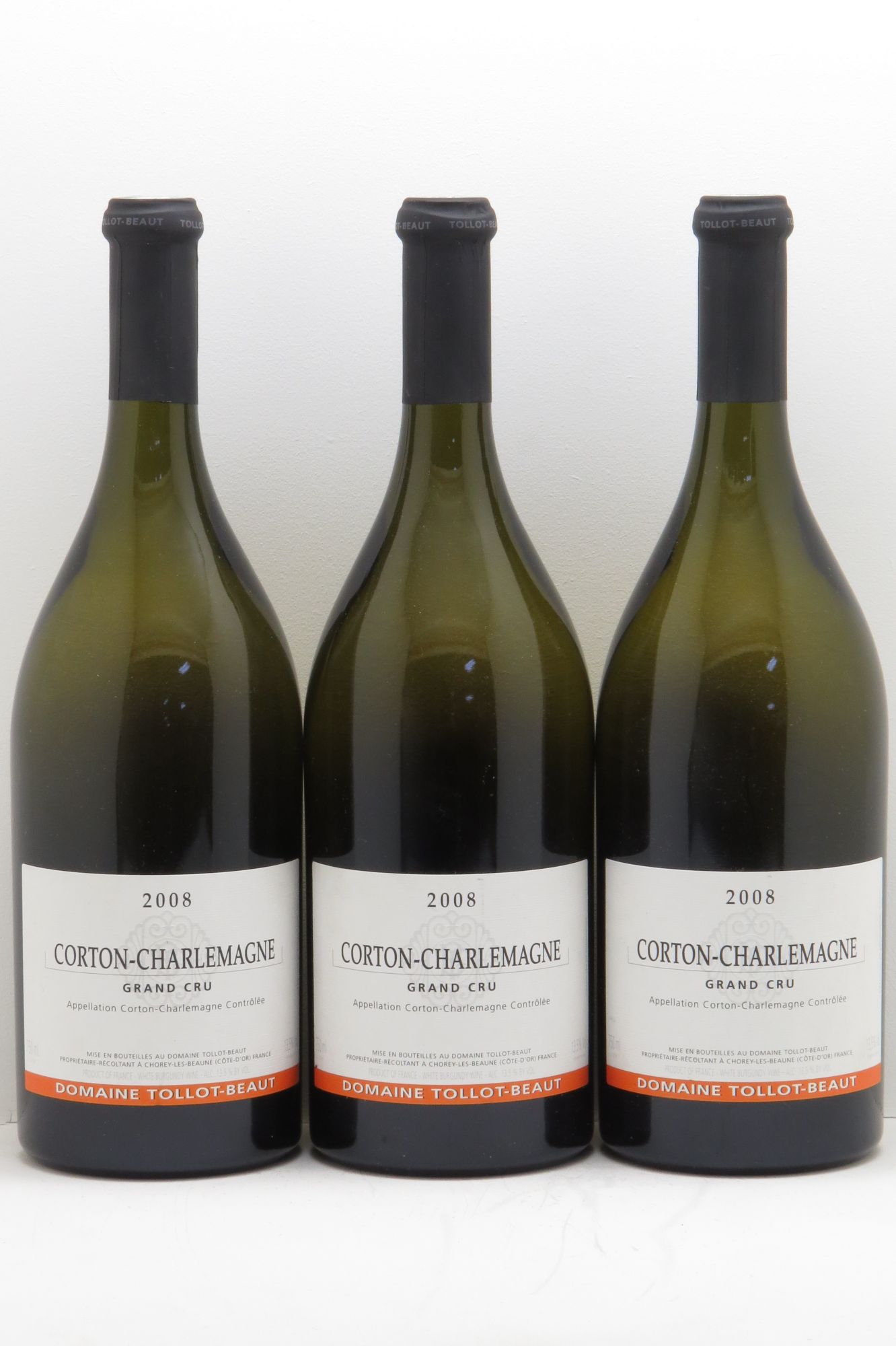 Corton-Charlemagne Grand Cru 2008 - Lot de 3 bouteilles - 0