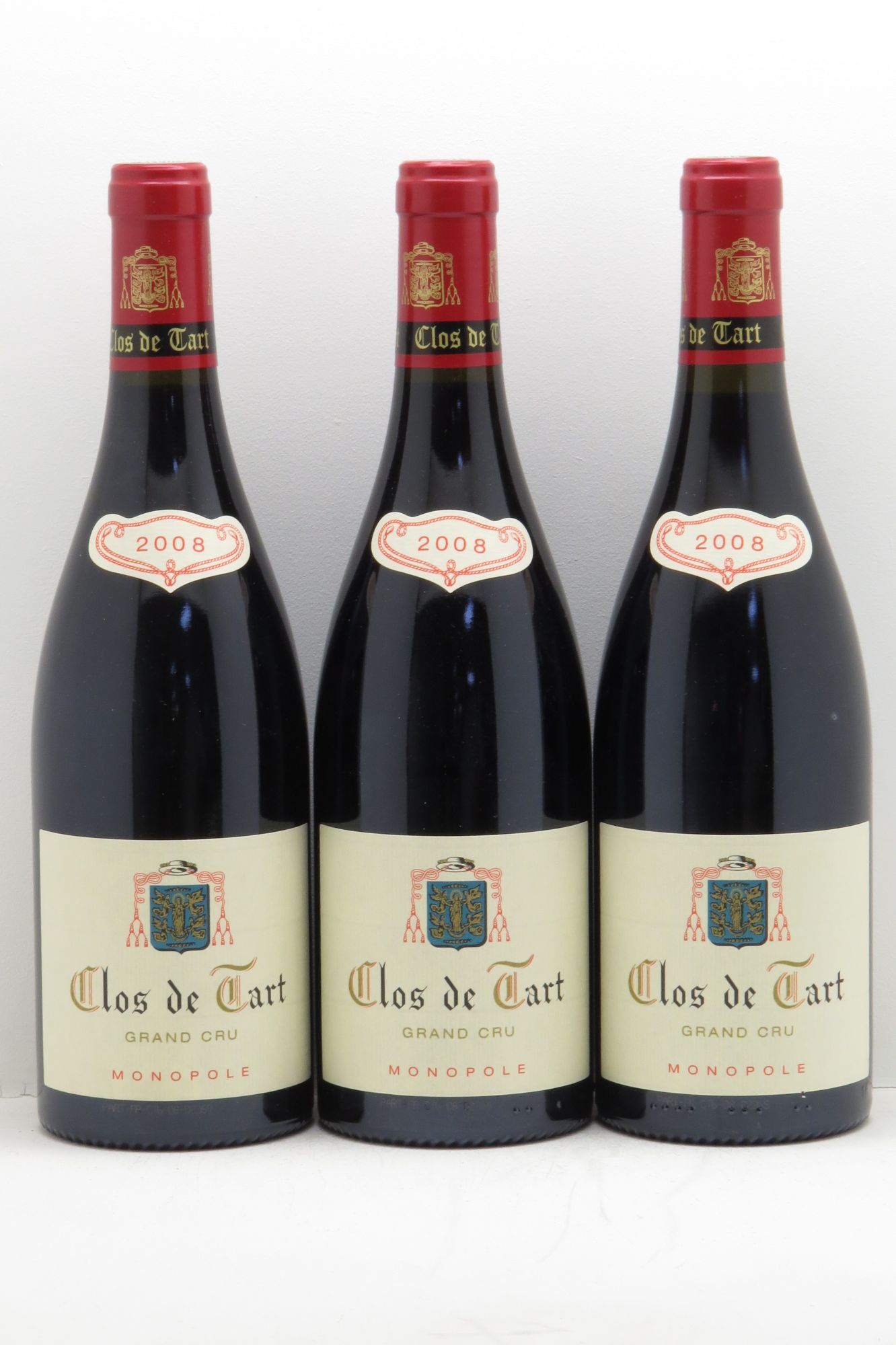 Clos de Tart Grand Cru Clos de Tart 2008 - Lot de 3 bouteilles - 0