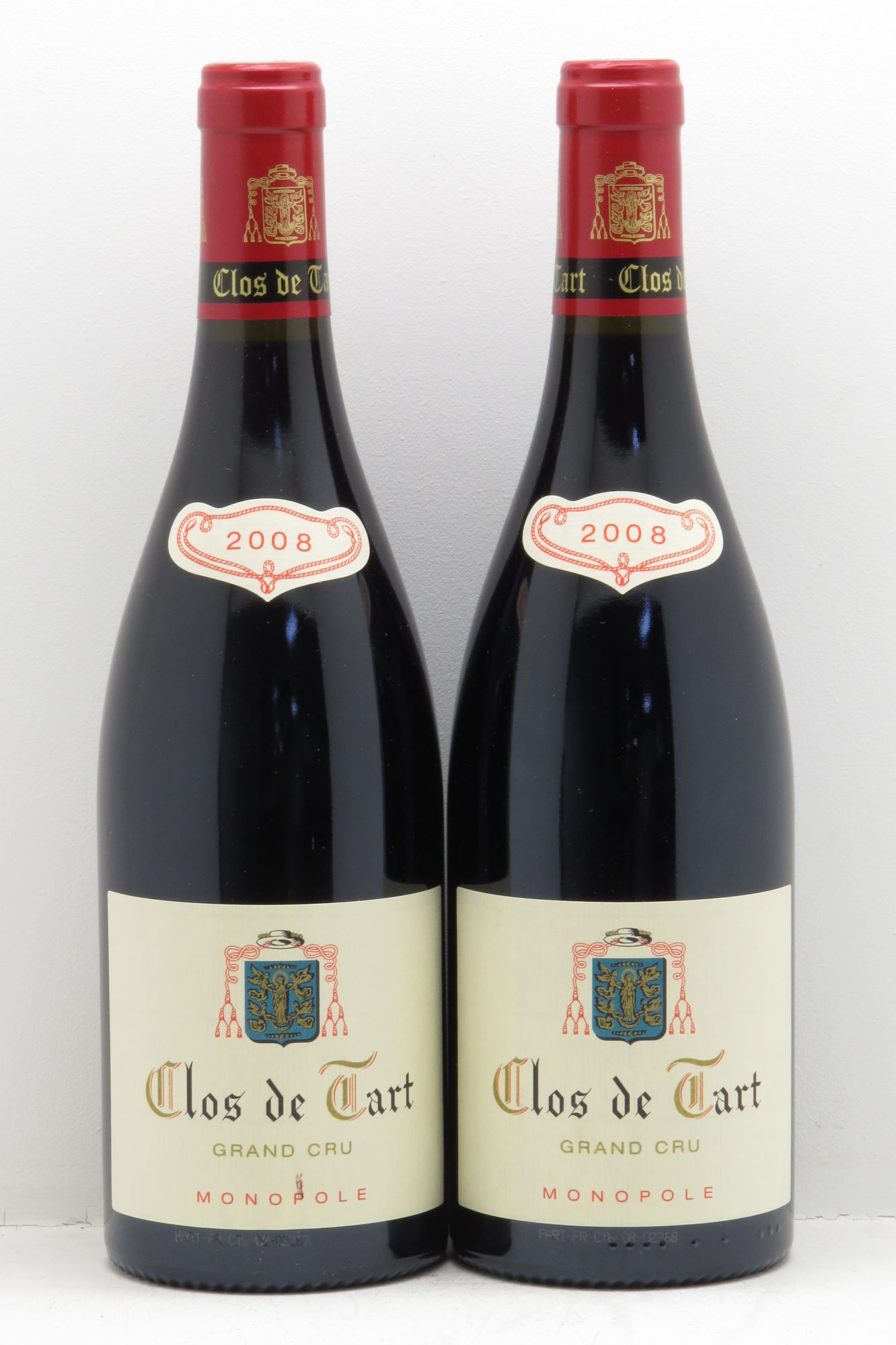 Clos de Tart Grand Cru Clos de Tart 2008 - Lot de 2 bouteilles - 0