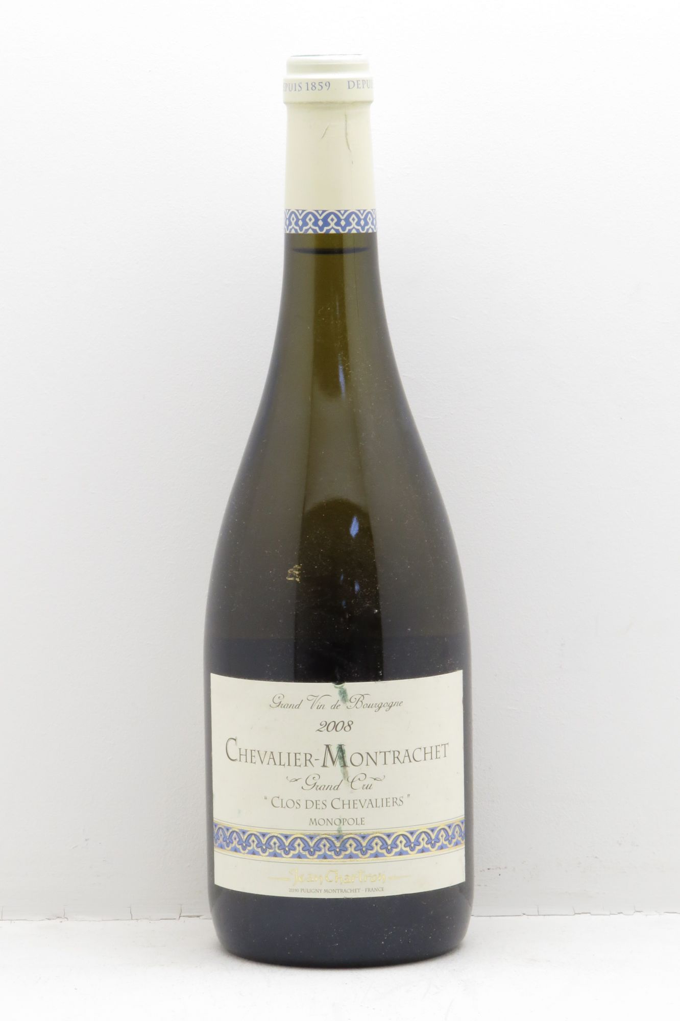 Chevalier-Montrachet Grand Cru Clos des Chevaliers - Jean Chartron 2008 - Posten von 1 Flasche - 0
