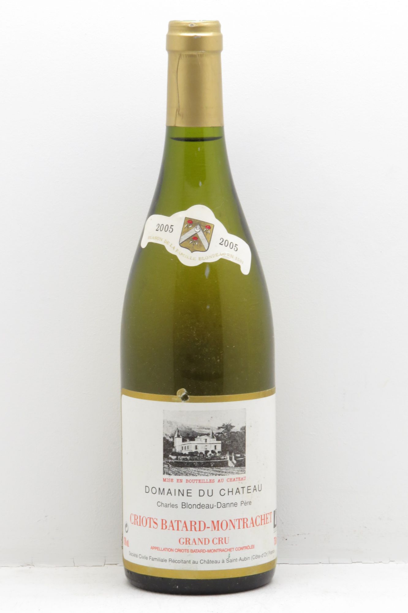 Criots-Bâtard-Montrachet Grand Cru Blondeau-Danne (sans prix de réserve - no reserve) 2005 - Posten von 1 Flasche - 0