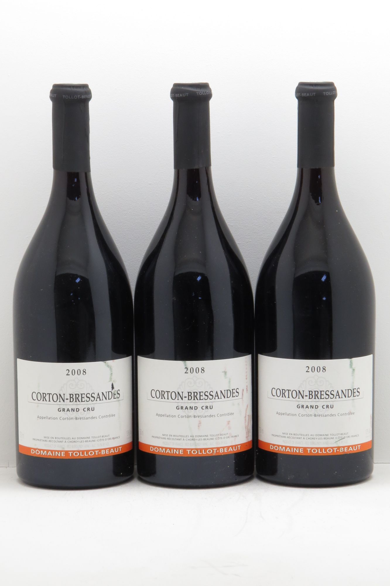 Corton Grand Cru 2008 - Lot de 3 bouteilles - 0