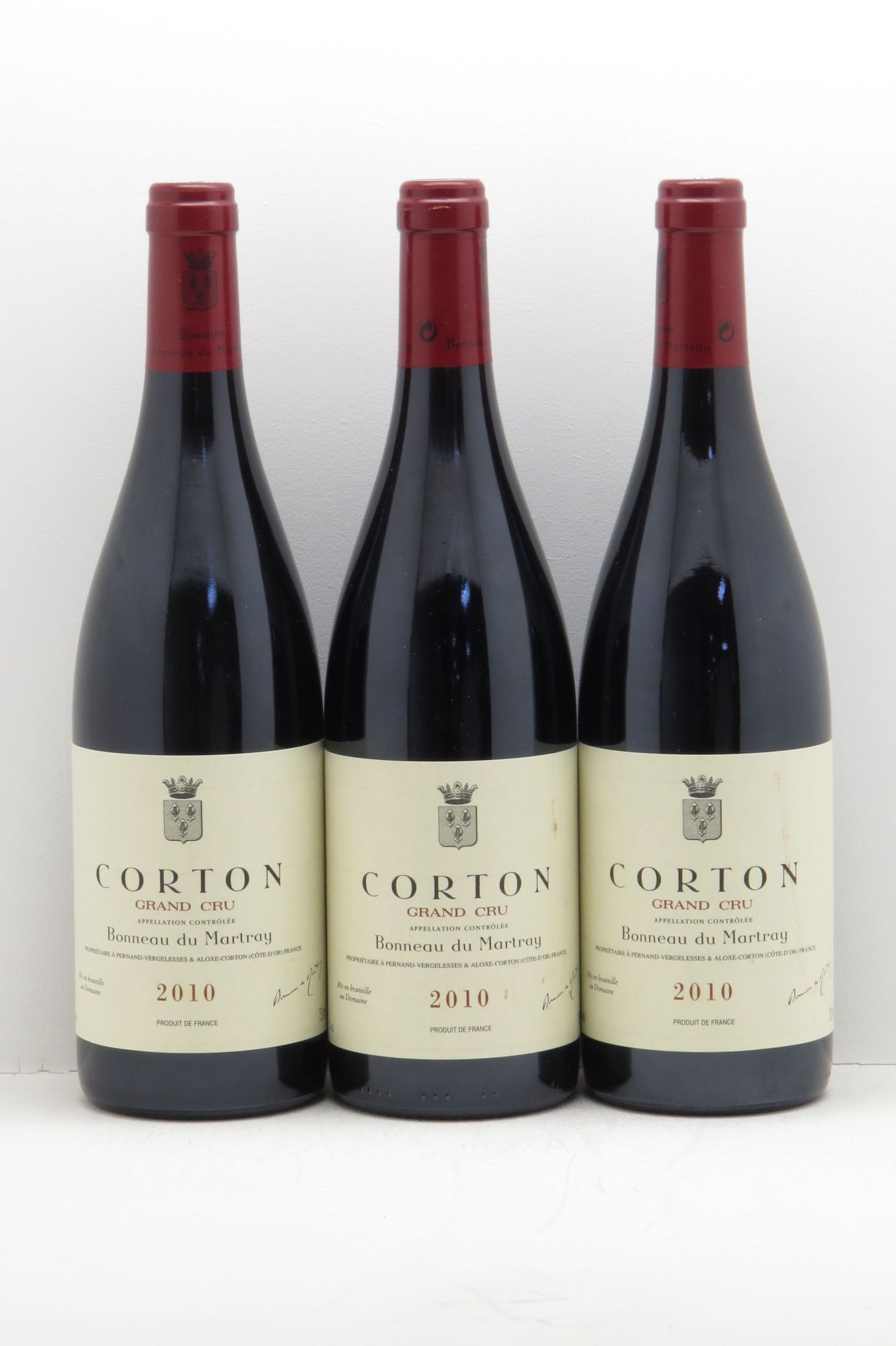 Corton Grand Cru Bonneau du Martray (Domaine) 2010 - Lot de 3 bouteilles - 0