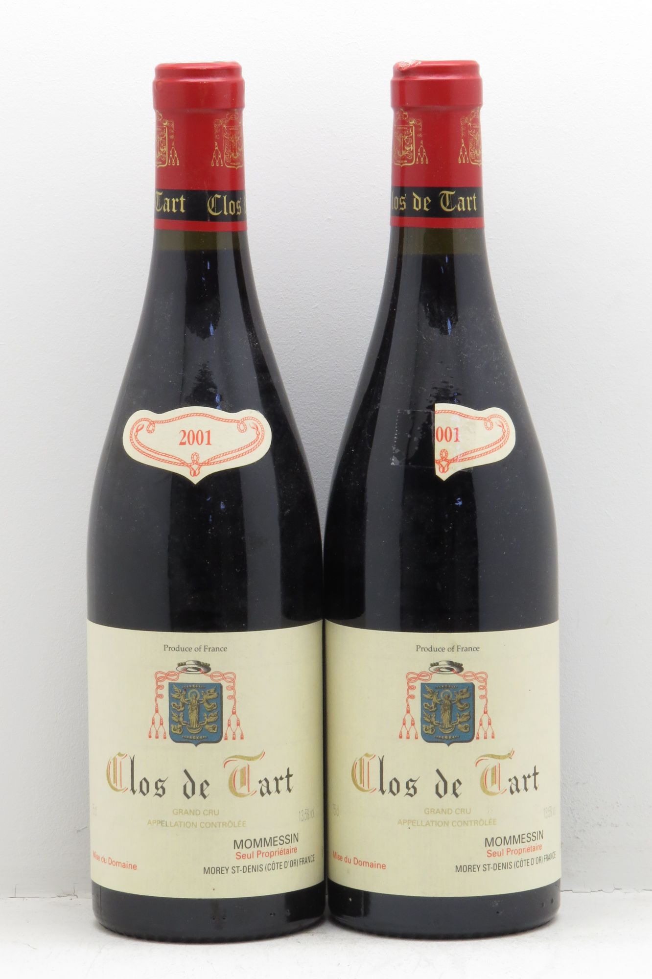 Clos de Tart Grand Cru Clos de Tart 2001 - Lot de 2 bouteilles - 0
