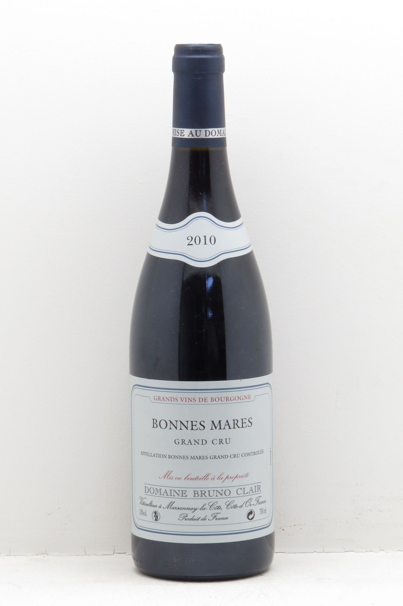 Bonnes-Mares Grand Cru Bruno Clair (Domaine) 2010 - Lot de 1 bouteille - 0
