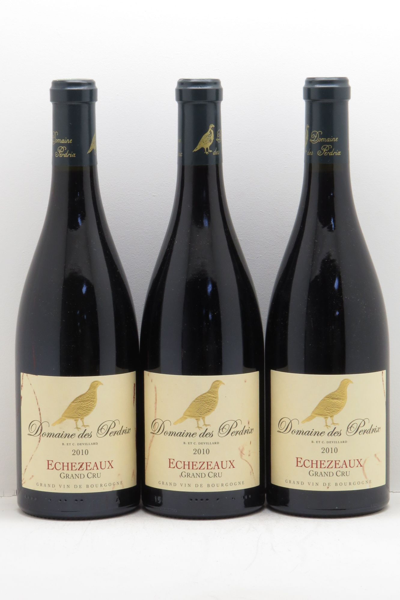 Echezeaux Grand Cru Amaury Devillard Domaine des Perdrix 2010 - Posten von 3 Flaschen - 0