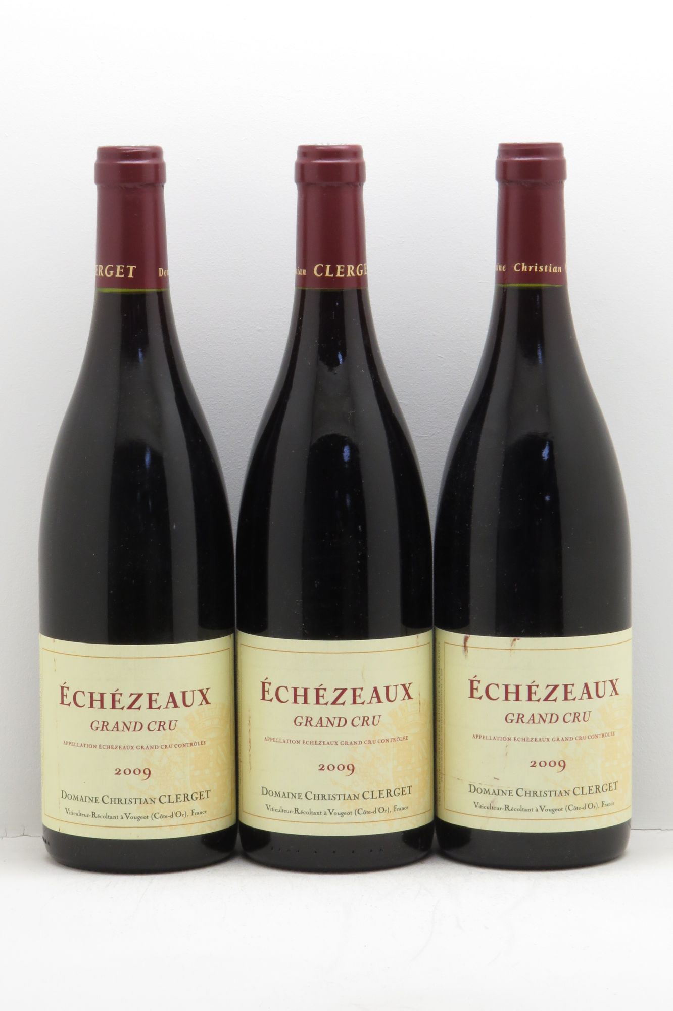 Echezeaux Grand Cru Christian Clerget 2009 - Lot de 3 bouteilles - 0