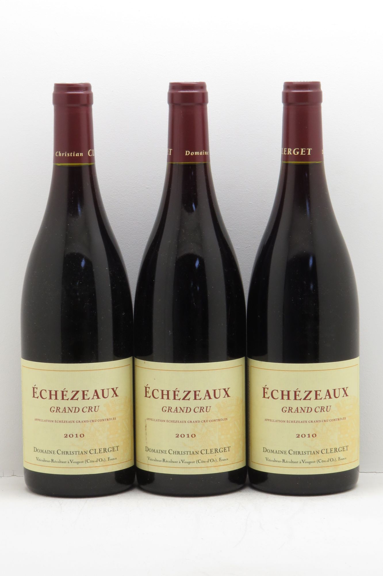 Echezeaux Grand Cru Christian Clerget 2010 - Lot de 3 bouteilles - 0