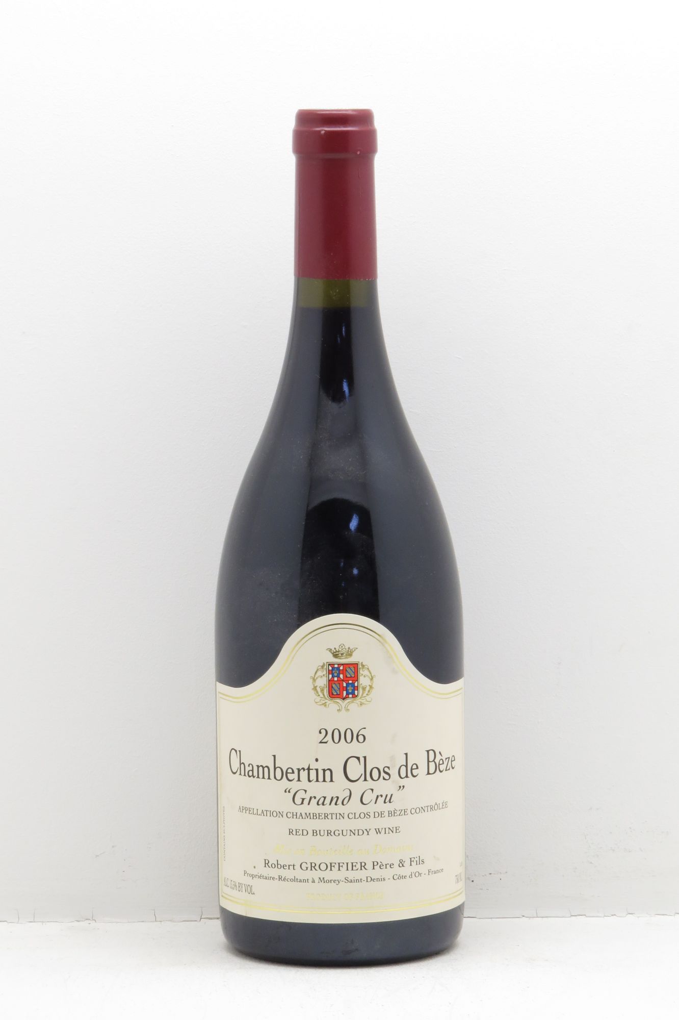 Chambertin Clos de Bèze Grand Cru Robert Groffier Père & Fils (Domaine) 2006 - Lot de 1 bouteille - 0