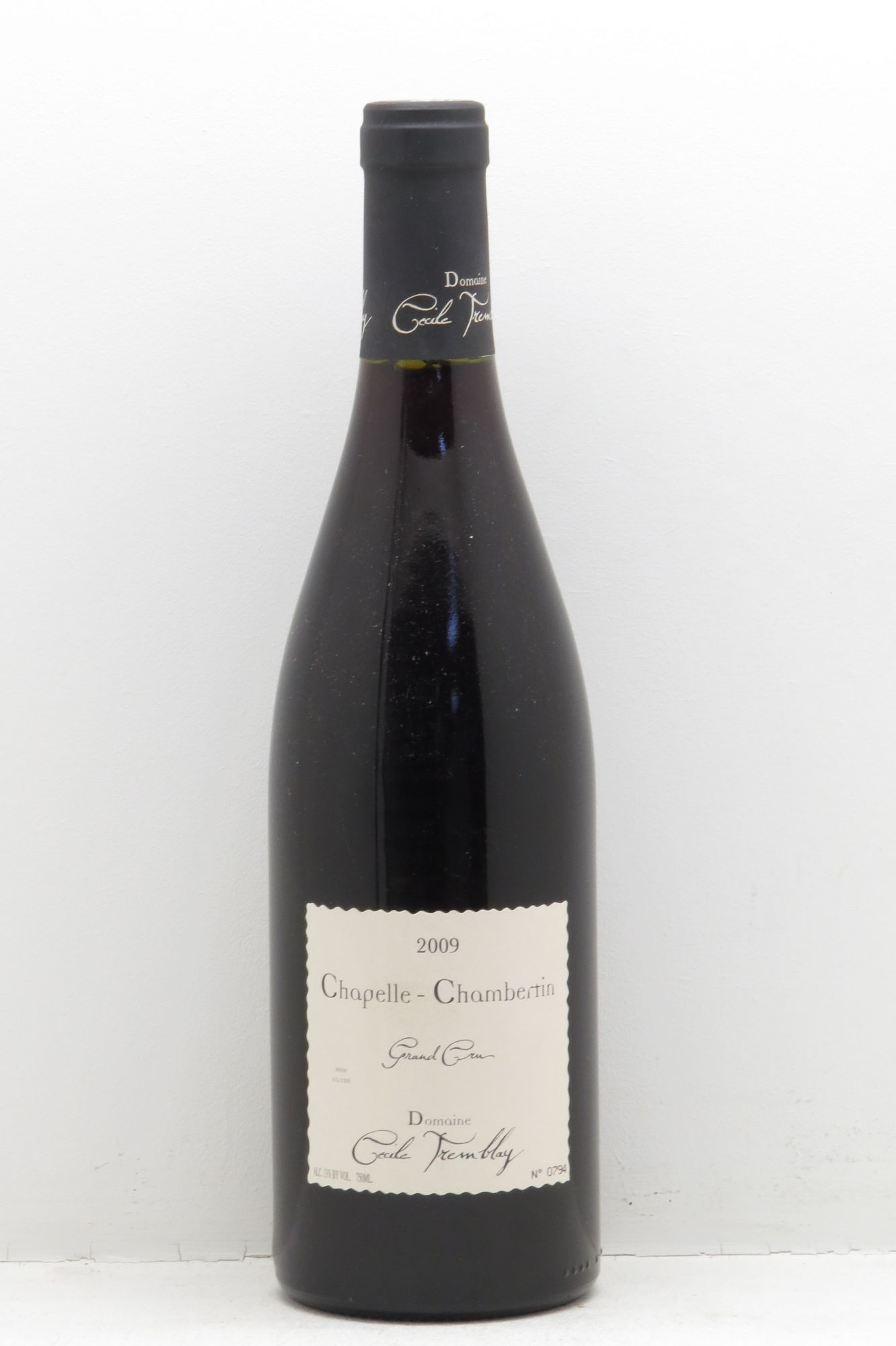 Chapelle-Chambertin Grand Cru Cécile Tremblay 2009 - Lot de 1 bouteille - 0
