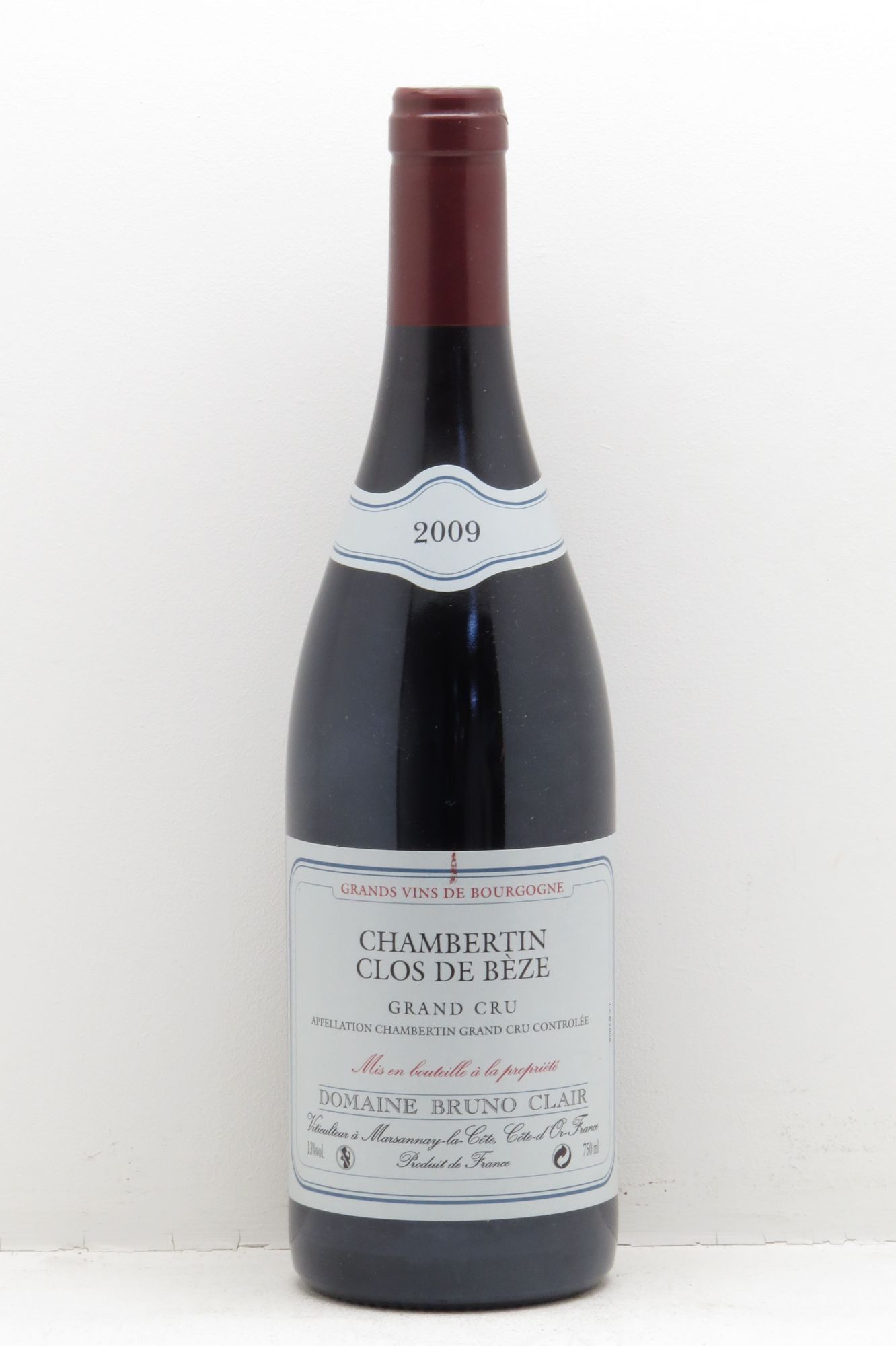 Chambertin Clos de Bèze Grand Cru Bruno Clair (Domaine) 2009 - Lot de 1 bouteille - 0