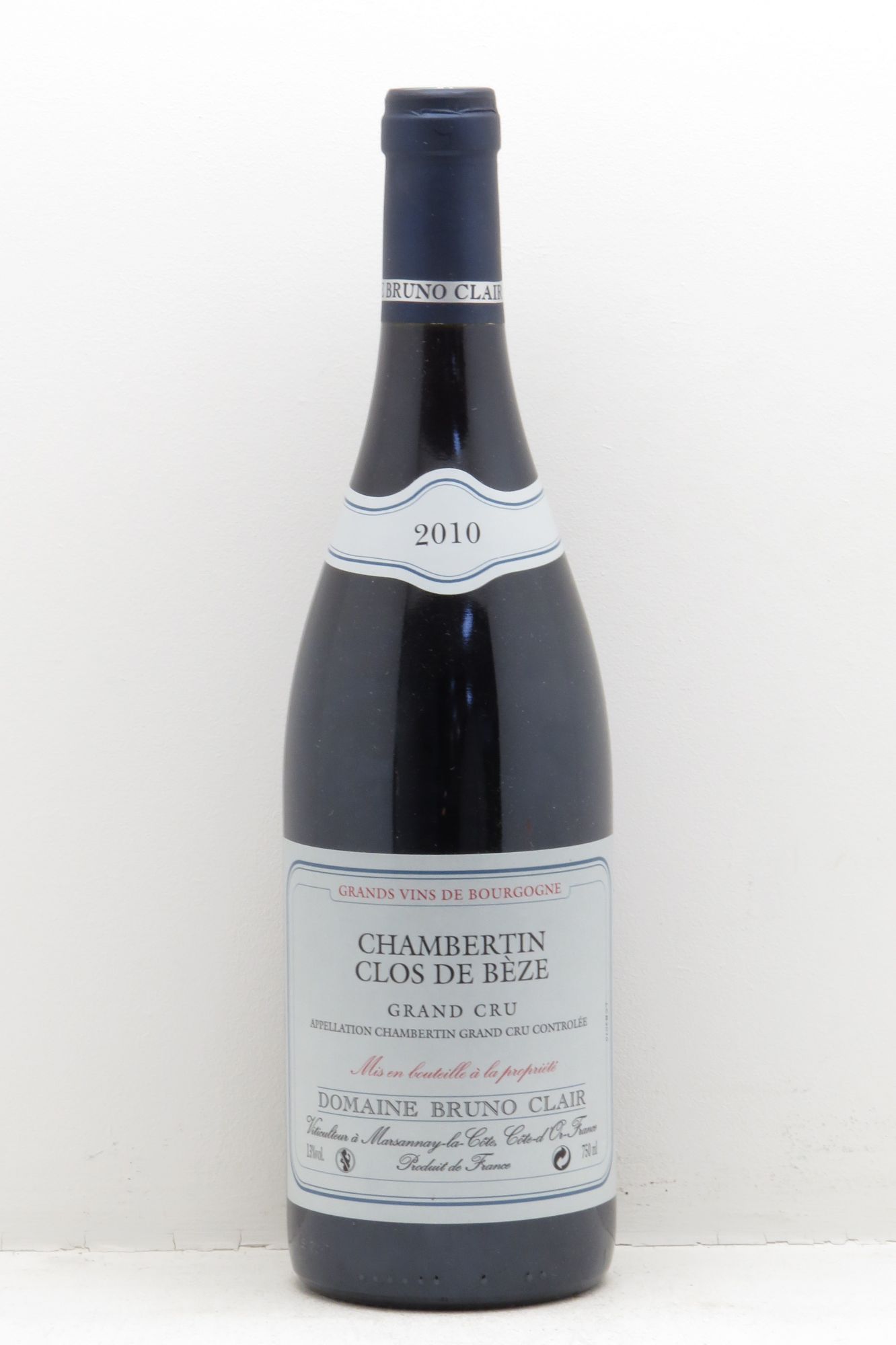 Chambertin Clos de Bèze Grand Cru Bruno Clair (Domaine) 2010 - Lot de 1 bouteille - 0