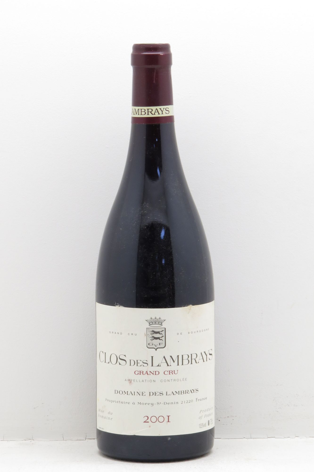 Clos des Lambrays Grand Cru Domaine des Lambrays null 2001 - Lot of 1 bottle - 0