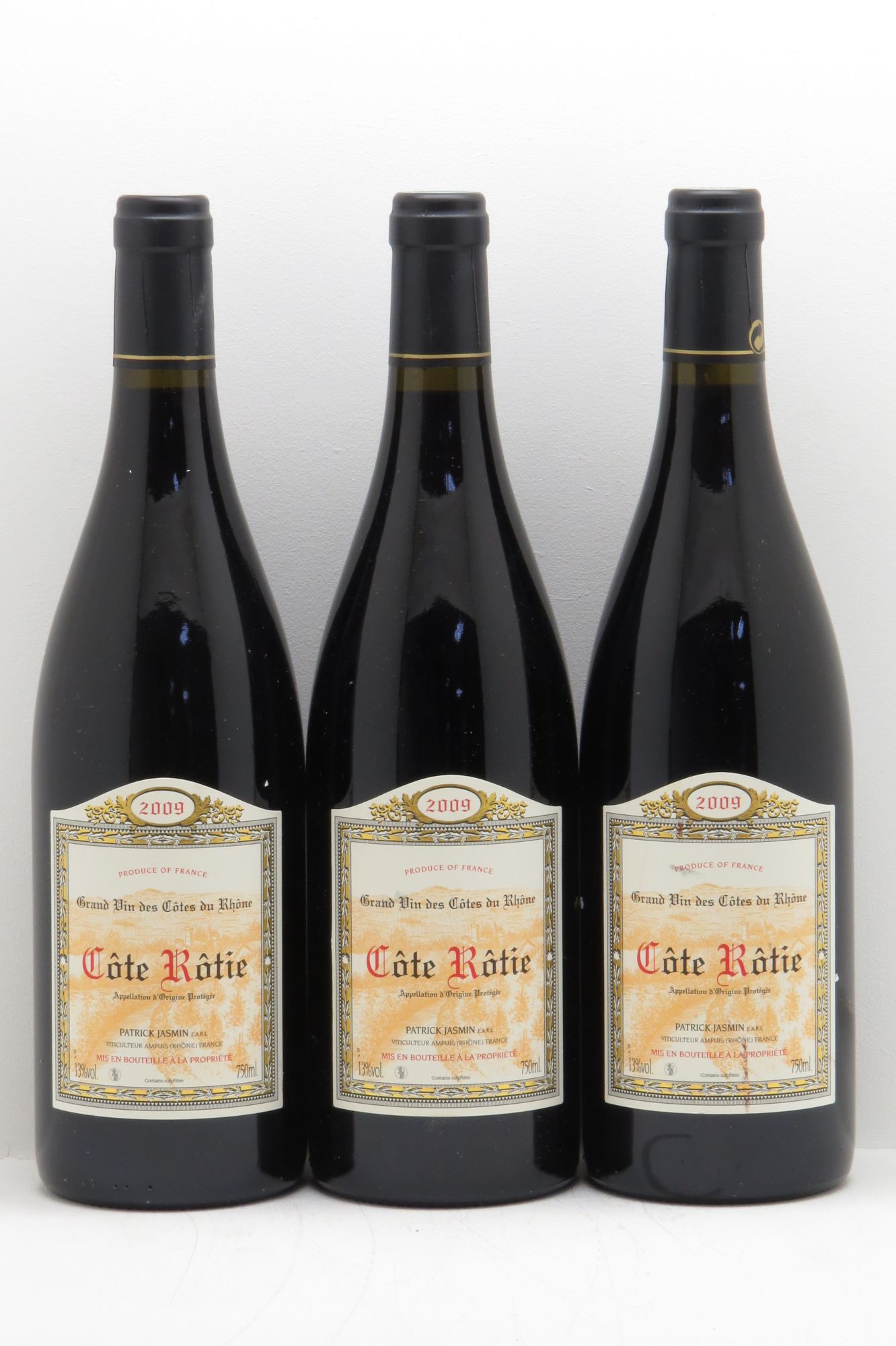 Côte-Rôtie Jasmin (Domaine) null 2009 - Lot of 3 bottles - 0
