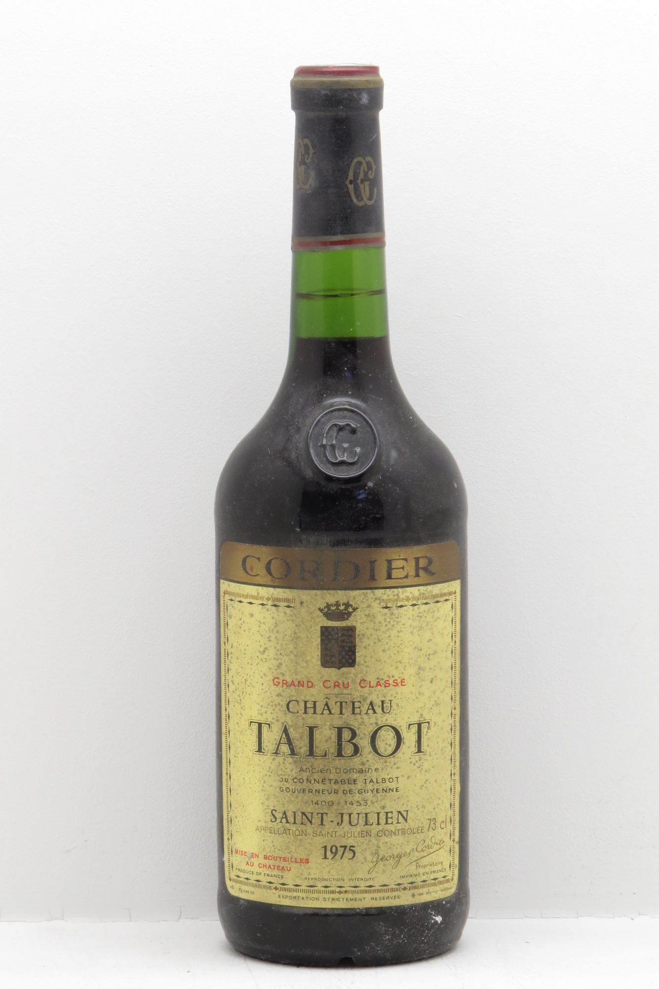 Château Talbot 4ème Grand Cru Classé null 1975 - Lot of 1 bottle - 0
