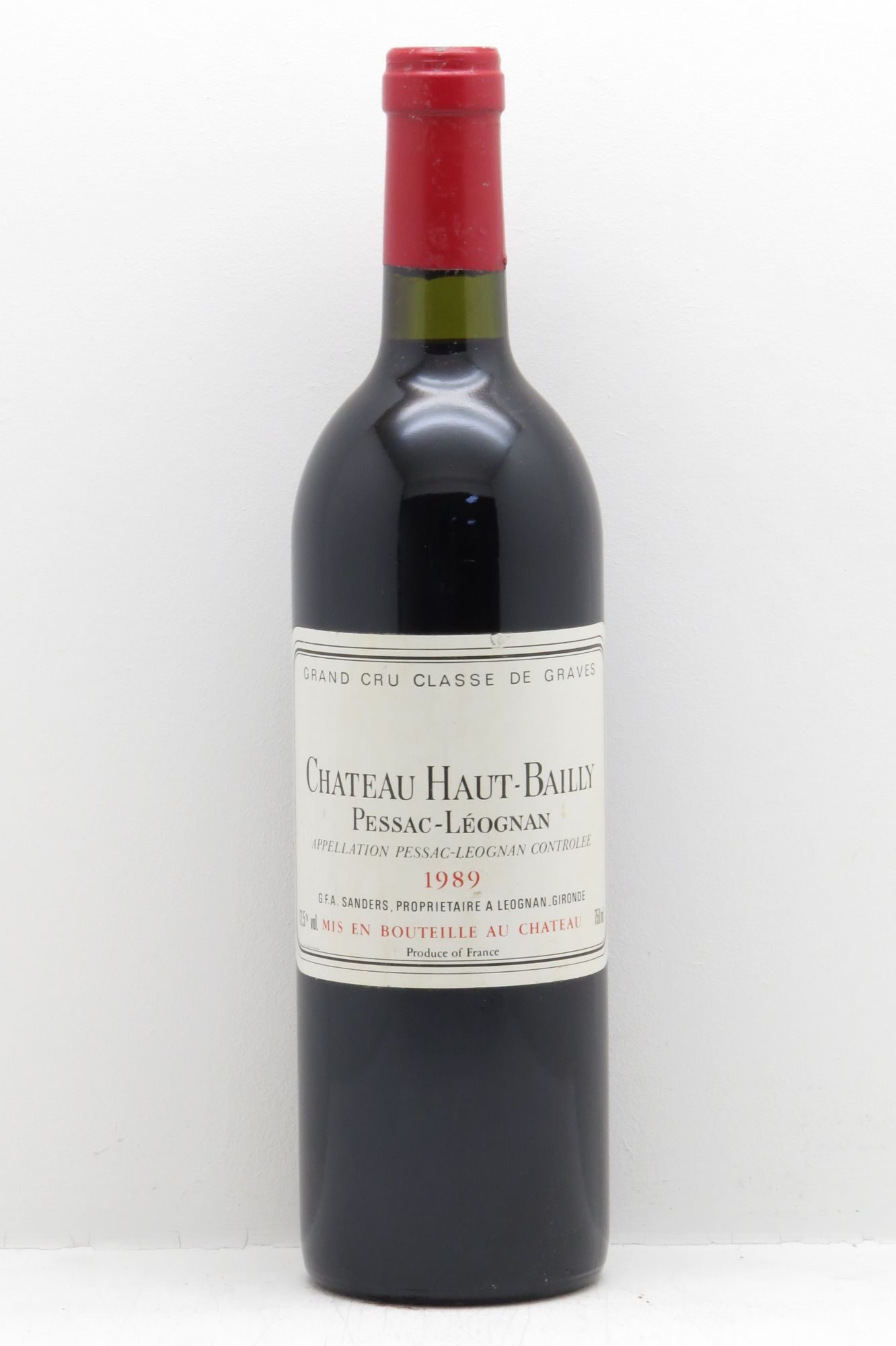 Château Haut-Bailly Cru Classé de Graves null 1989 - Lot of 1 bottle - 0